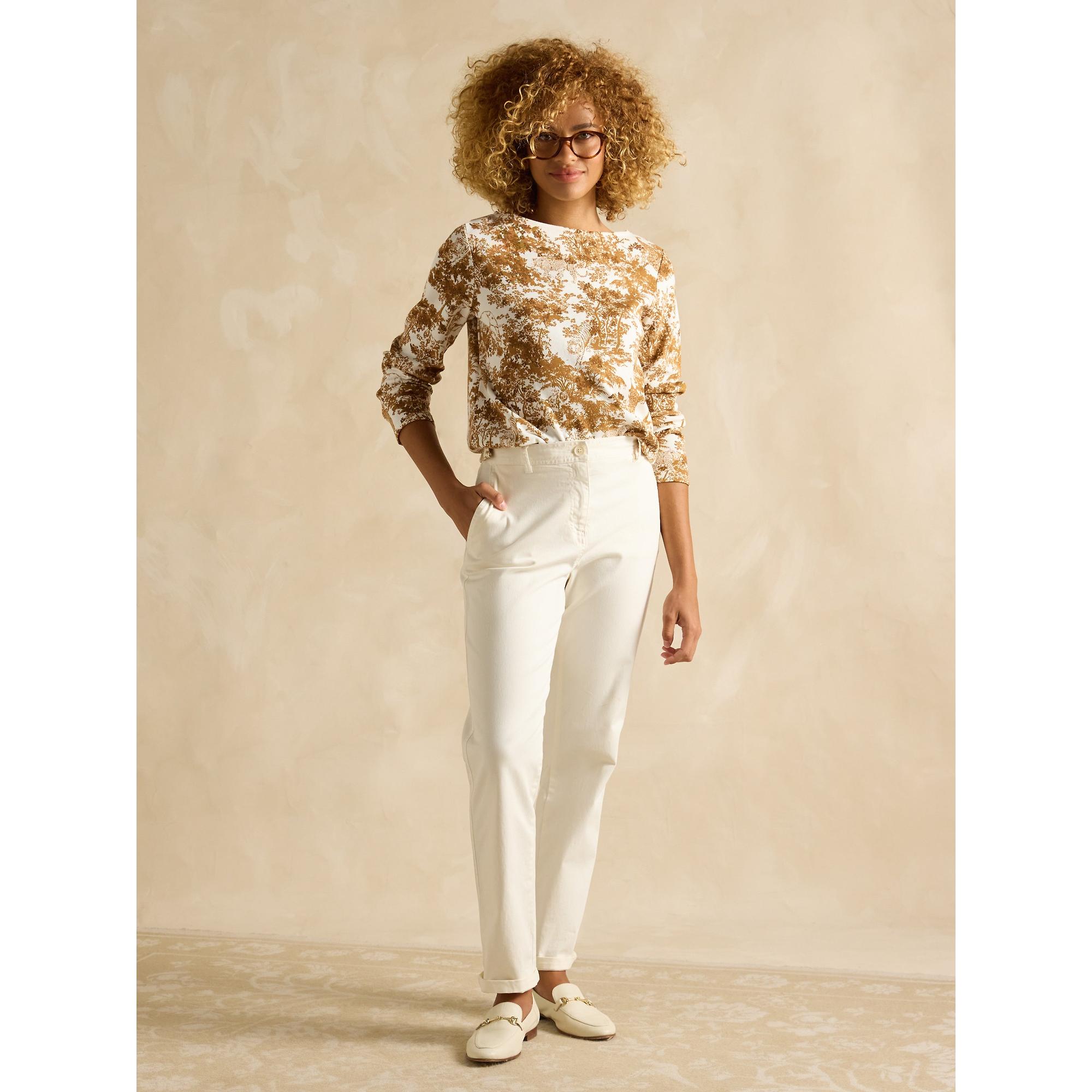 Product image 4 of 6 of Joules Women's Slim Fit Chino Trousers - Cream