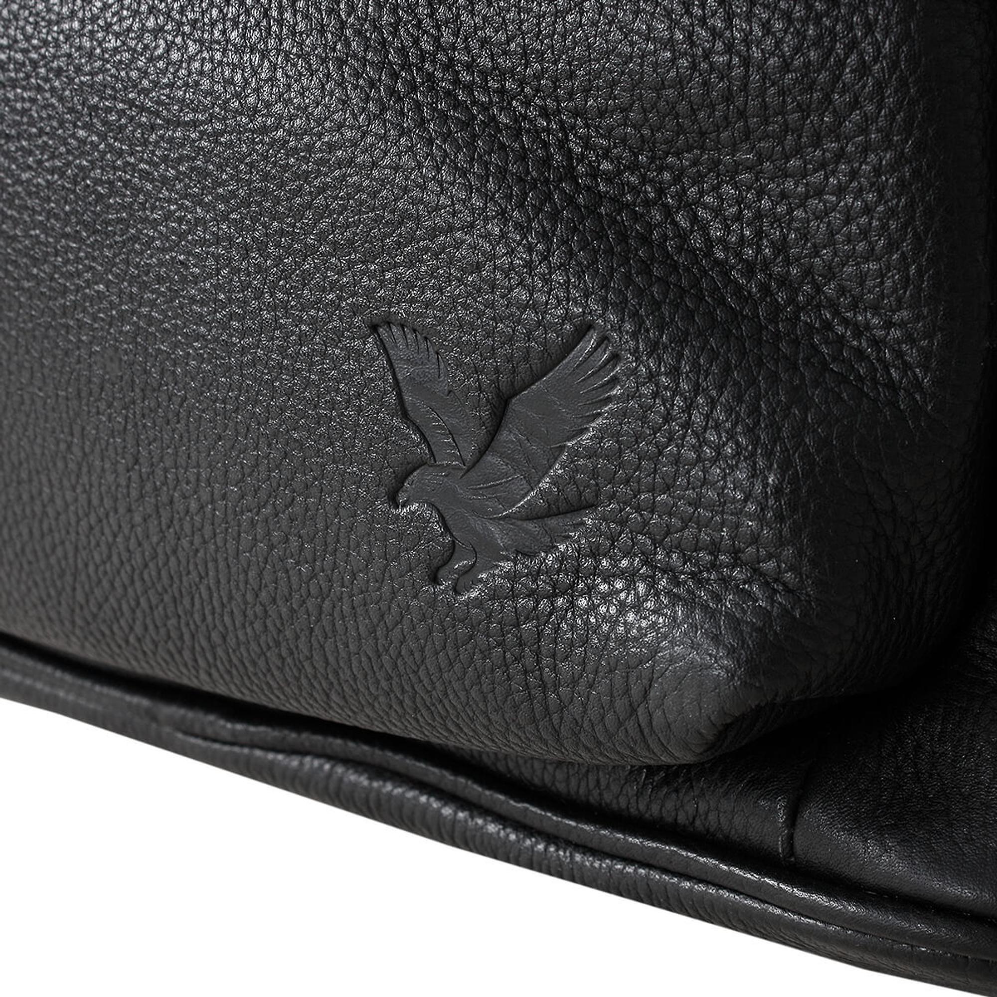Product image 5 of 5 of Lyle & Scott Leather Backpack - Jet Black