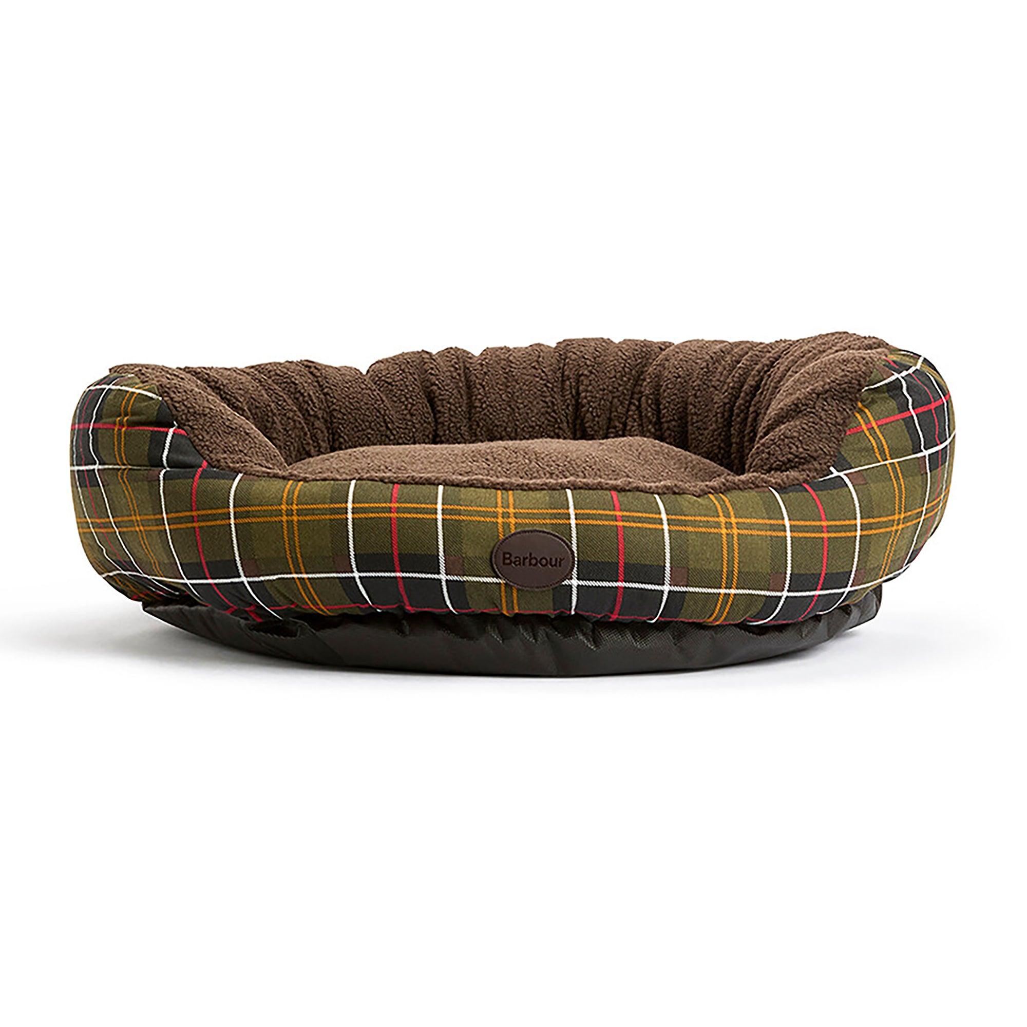 Product image 1 of 6 of Barbour Dog Snuggle Bed 30' - Classic Tartan