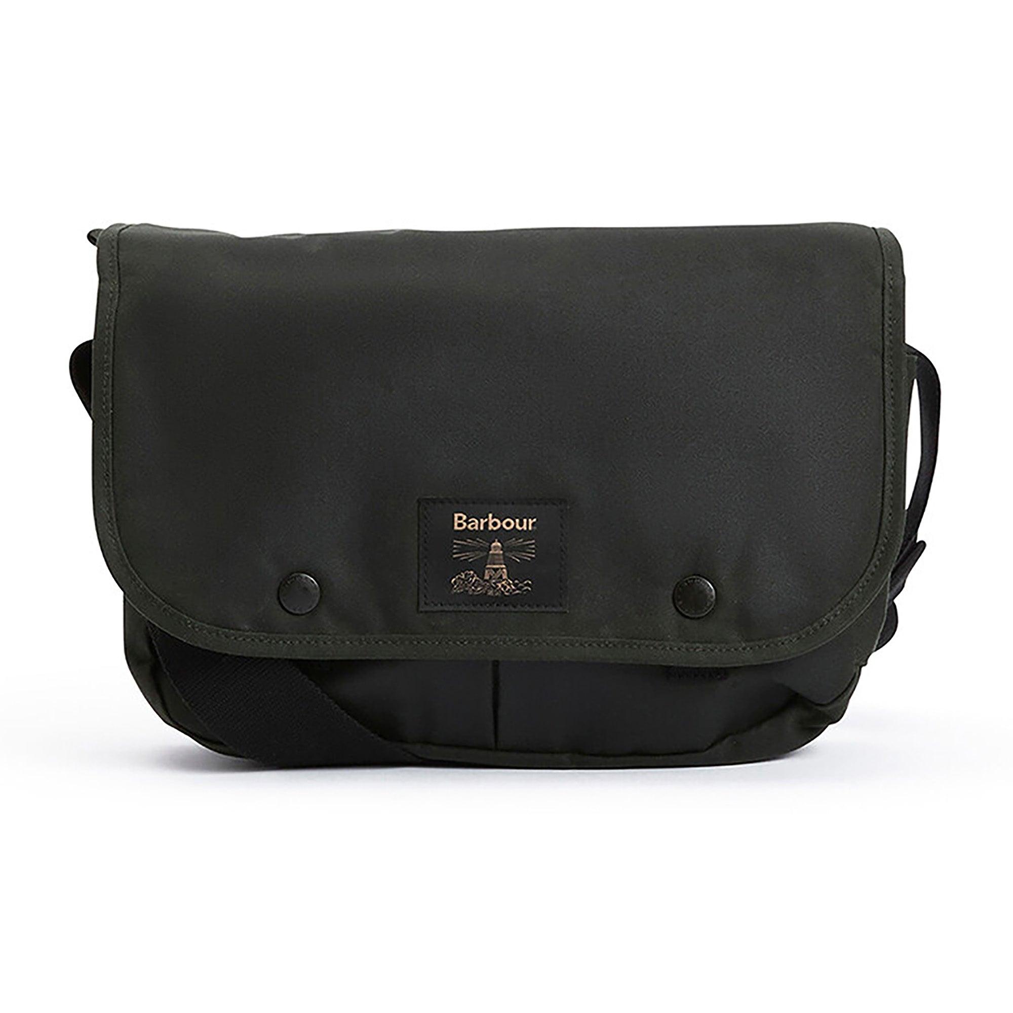 Product image 1 of 13 of Barbour Field Wax Riever Crossbody Bag - Sage