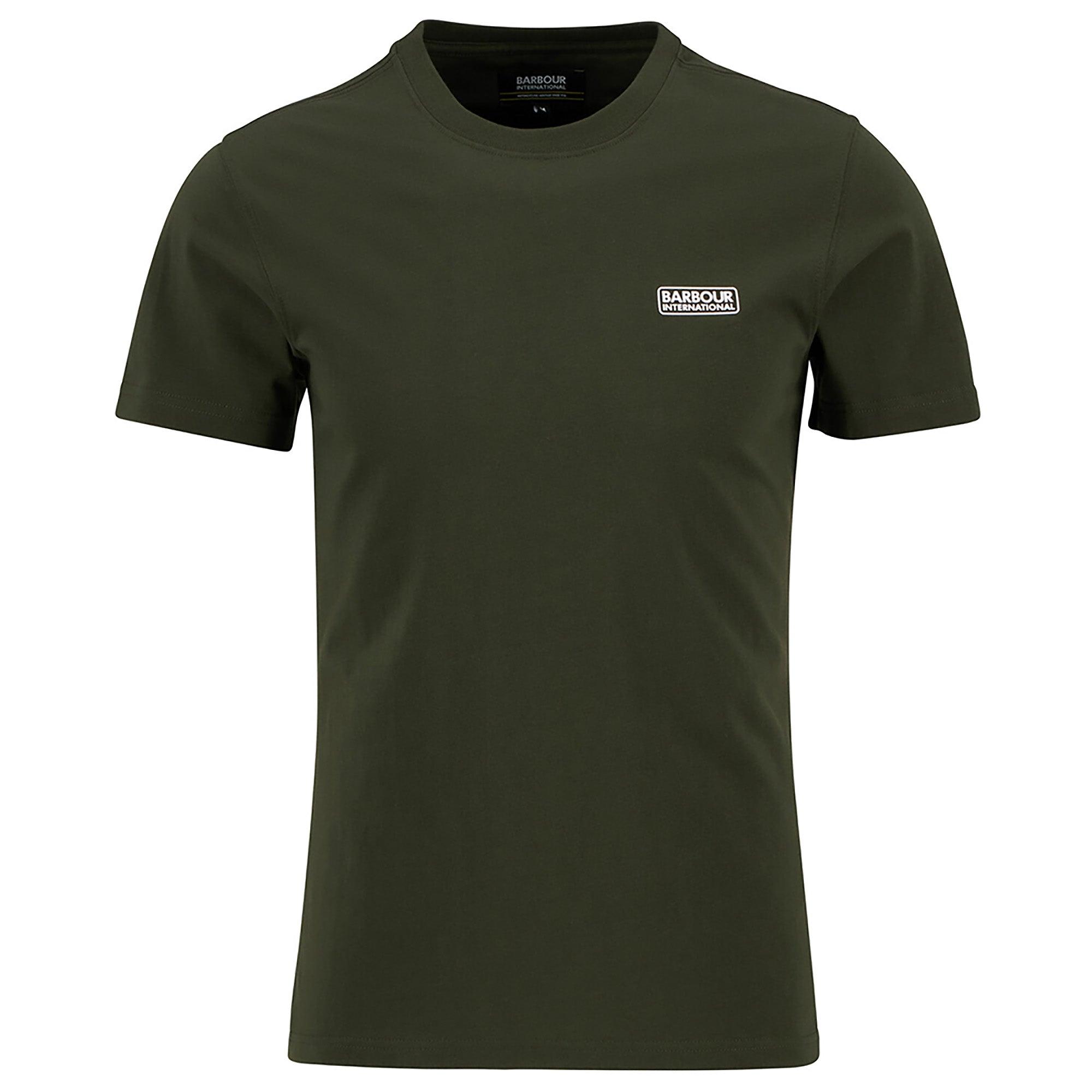 Product image 1 of 6 of Barbour International Men's Small Logo T-Shirt - Sage/White