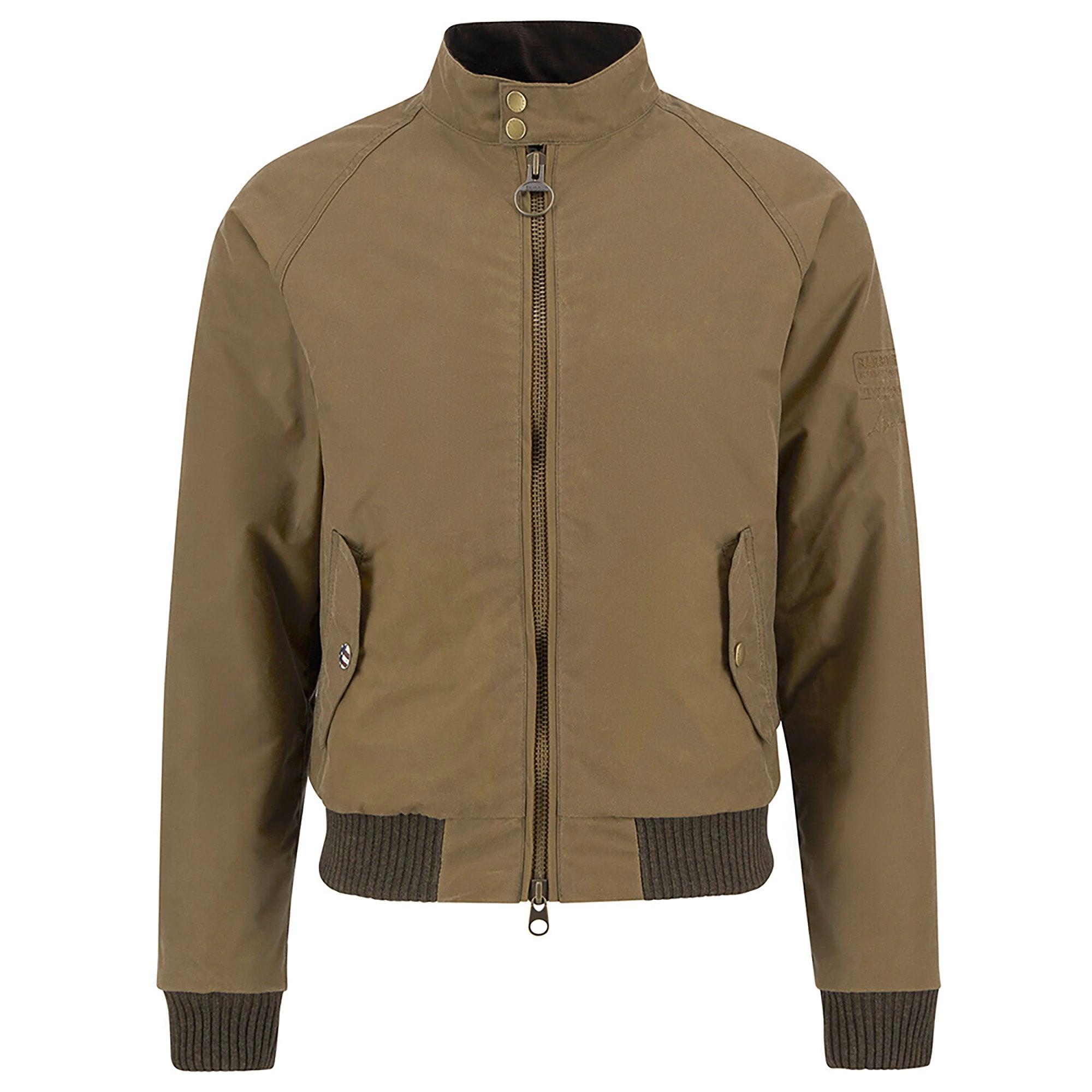 Product image 1 of 9 of Barbour International Men's Steve McQueen Merchant Wax Jacket - Sand