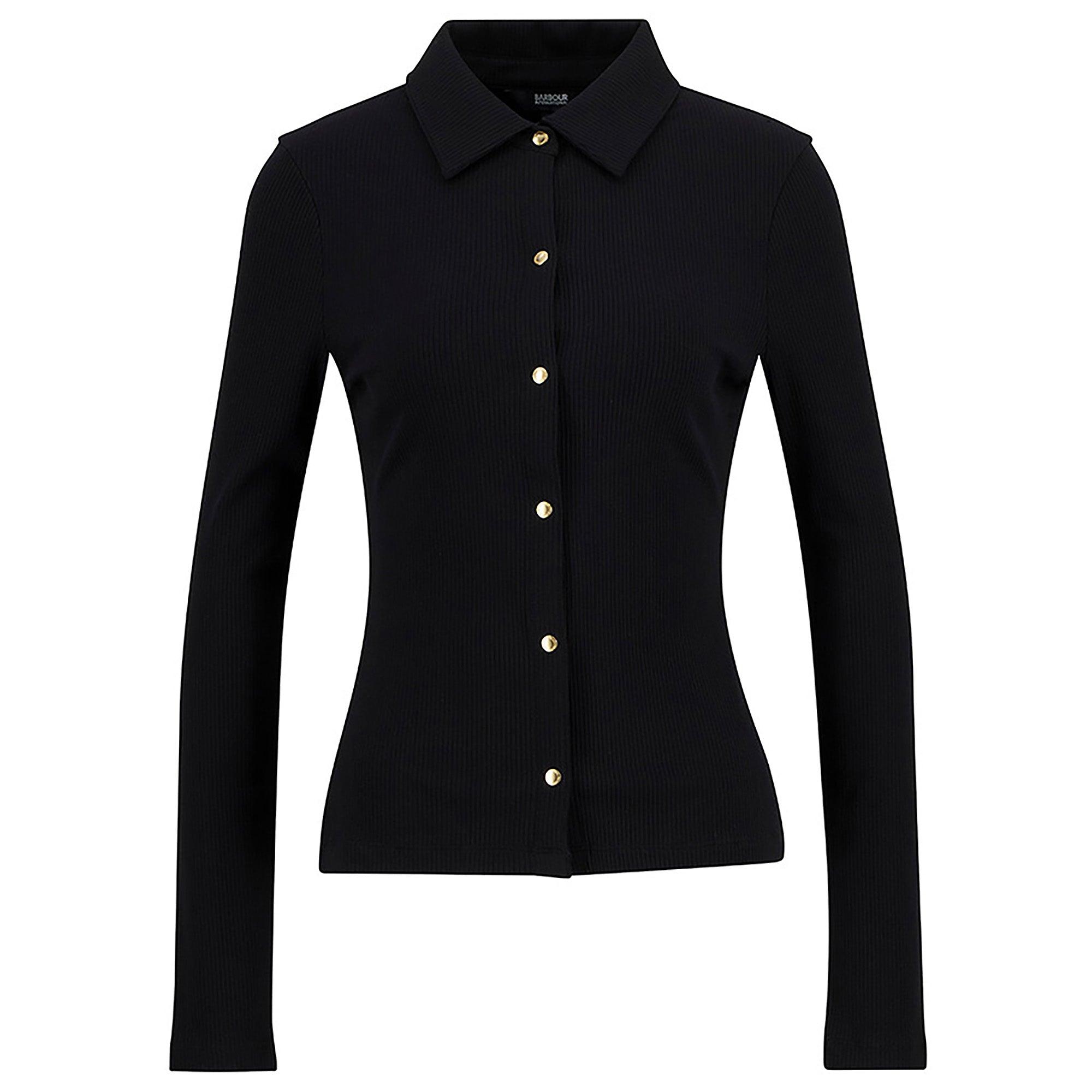 Product image 1 of 6 of Barbour International Women's Chloe Ribbed Top - Black