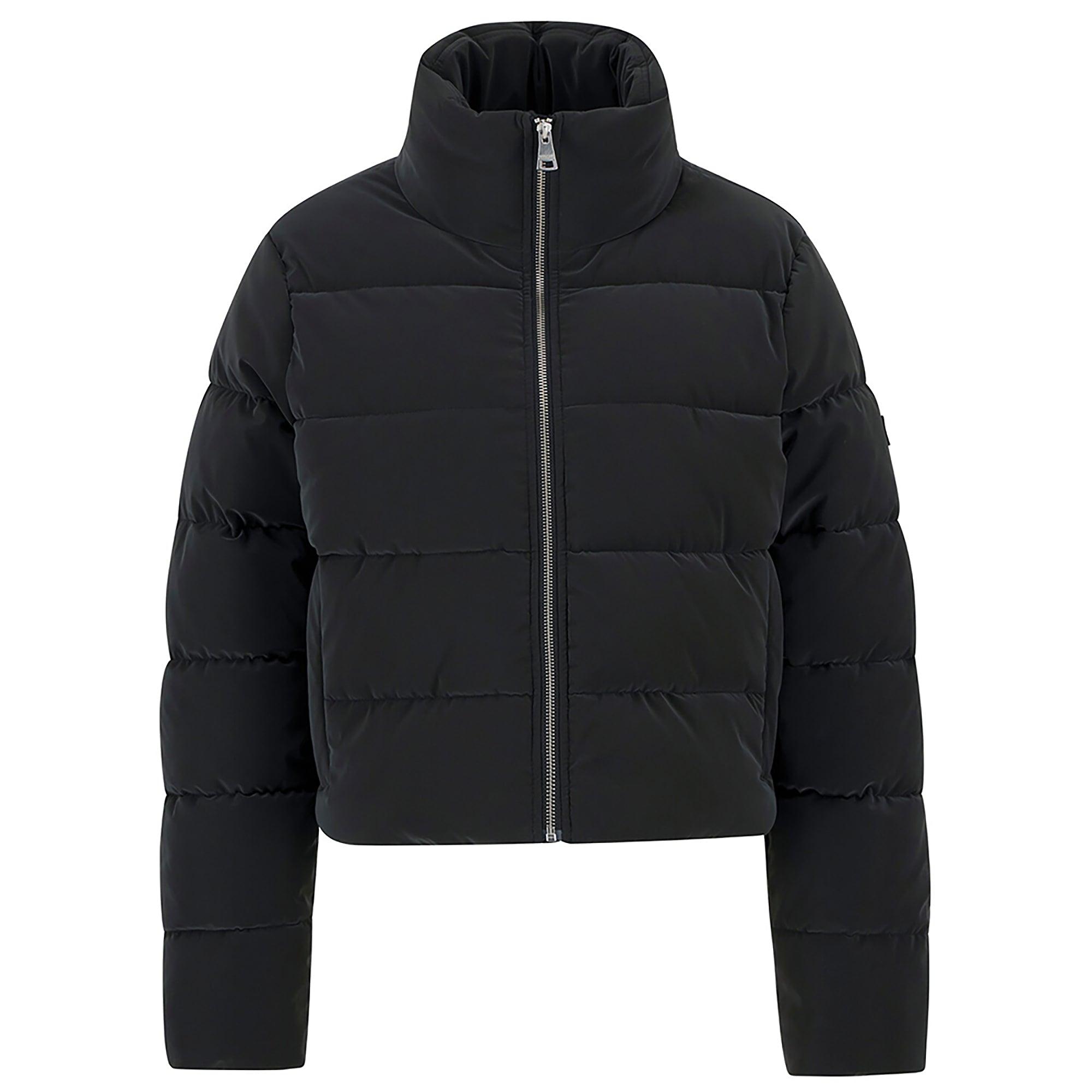 Product image 1 of 7 of Barbour International Women's Hudson Velvet Puffer Jacket - Black