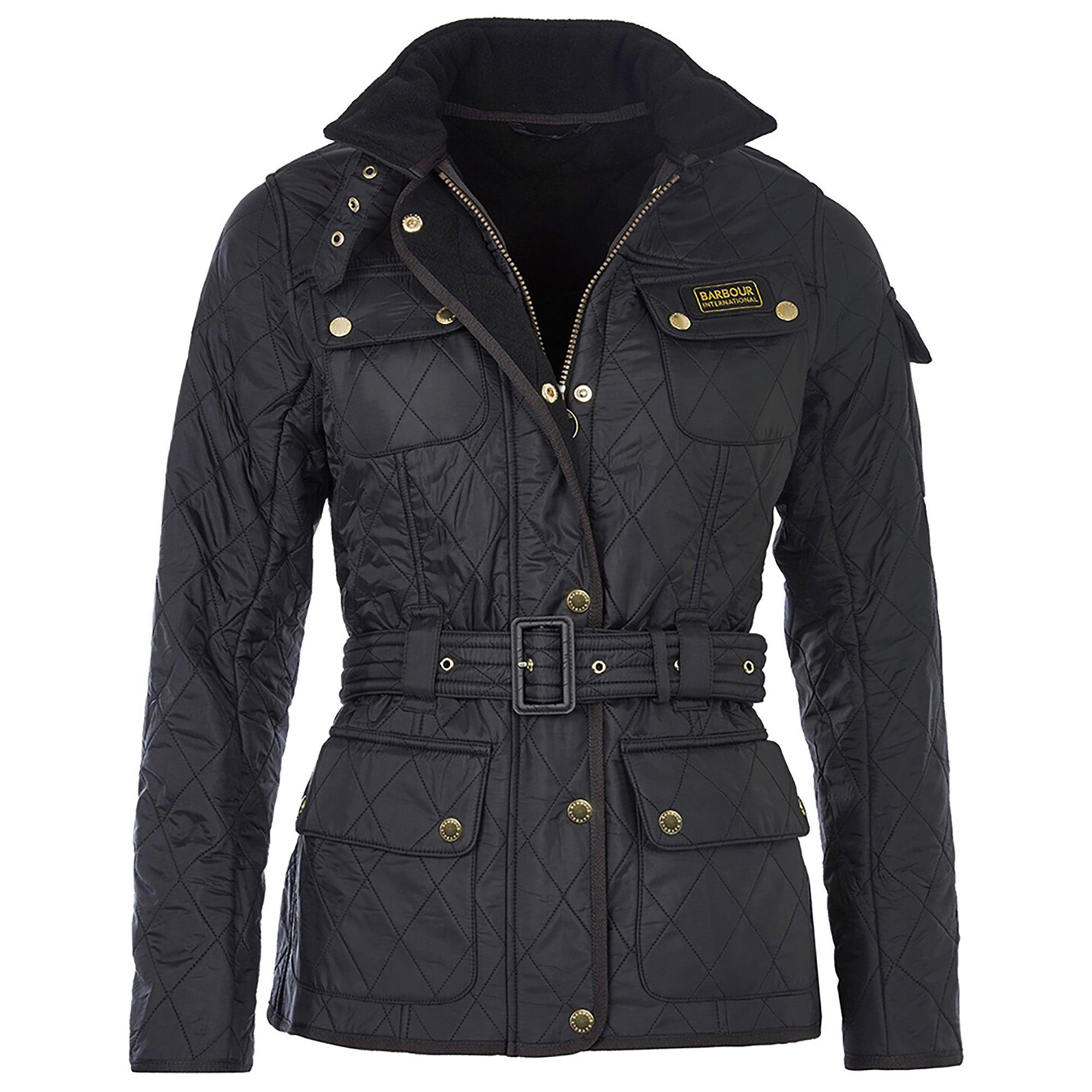Product image 1 of 8 of Barbour International Women's Polarquilt Jacket - Black/Black