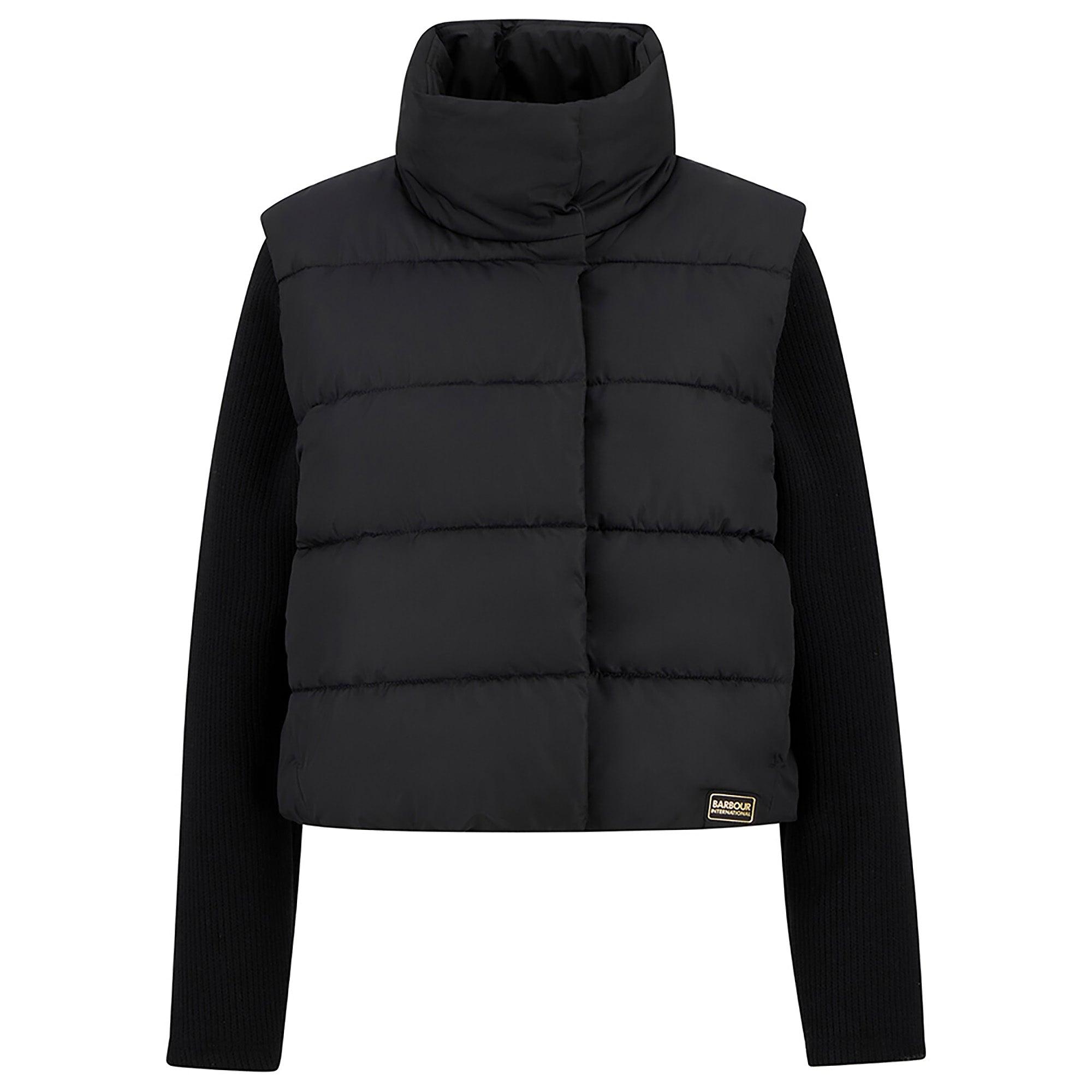 Product image 1 of 6 of Barbour International Women's San Telmo Quilted Sweatshirt - Black