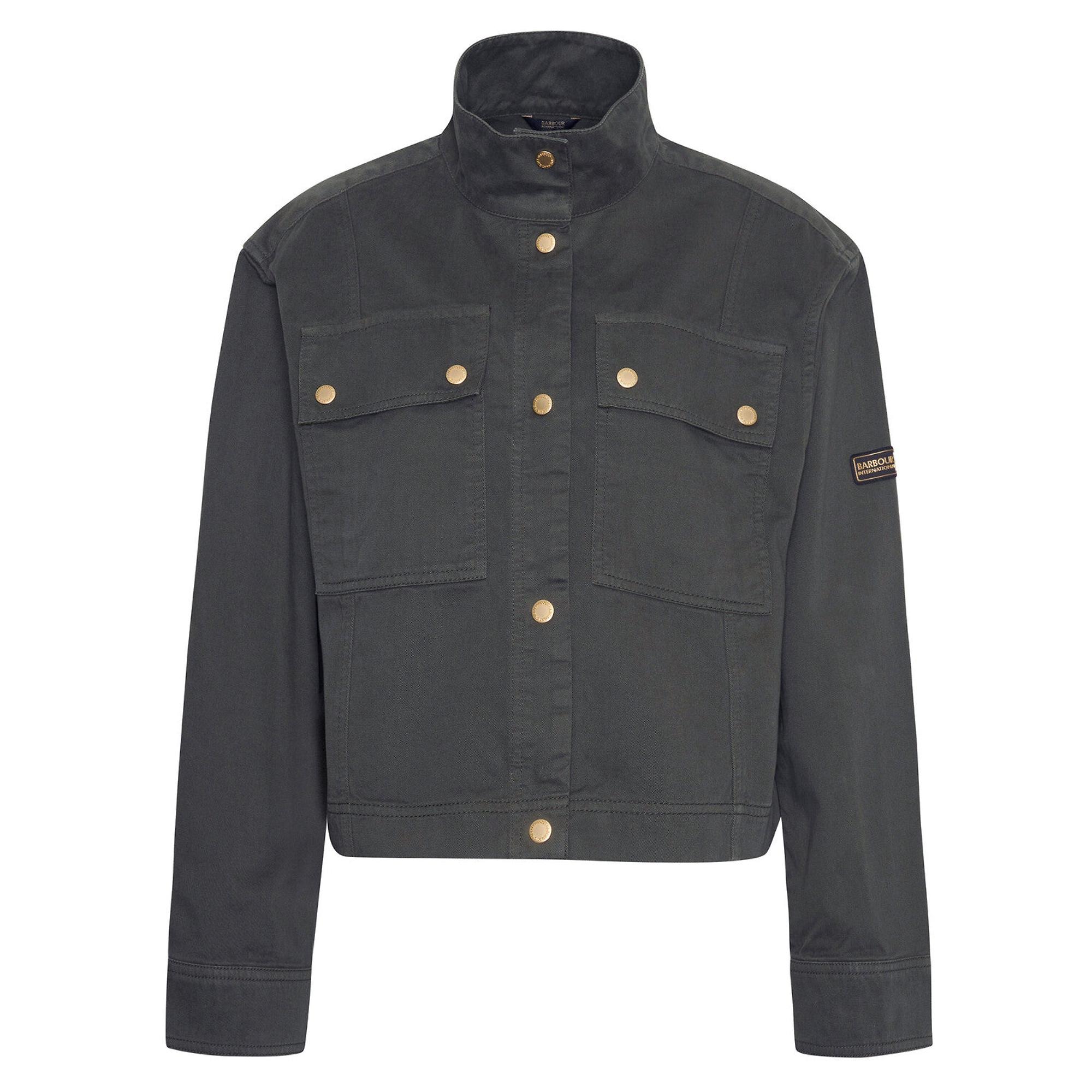 Product image 1 of 6 of Barbour International Women's Sierra Denim Jacket - Envy Green