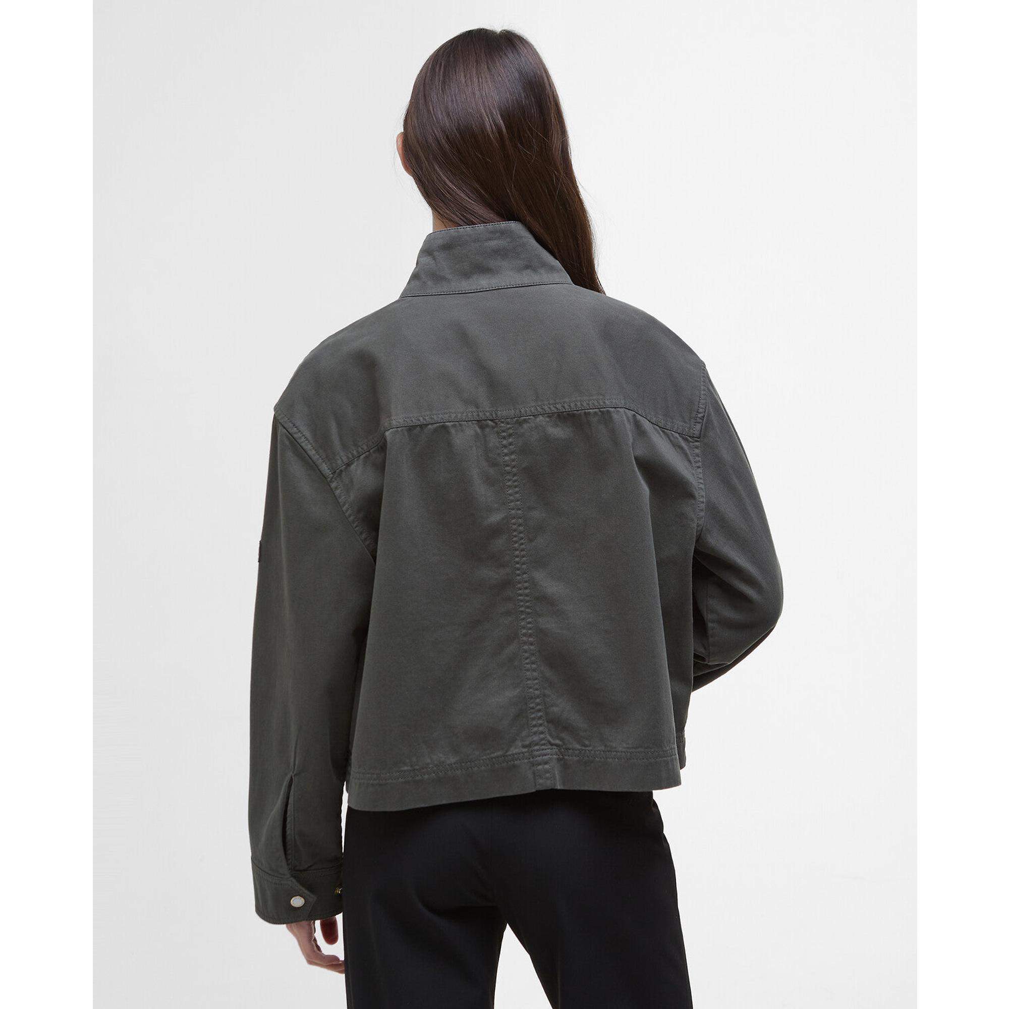 Product image 4 of 6 of Barbour International Women's Sierra Denim Jacket - Envy Green
