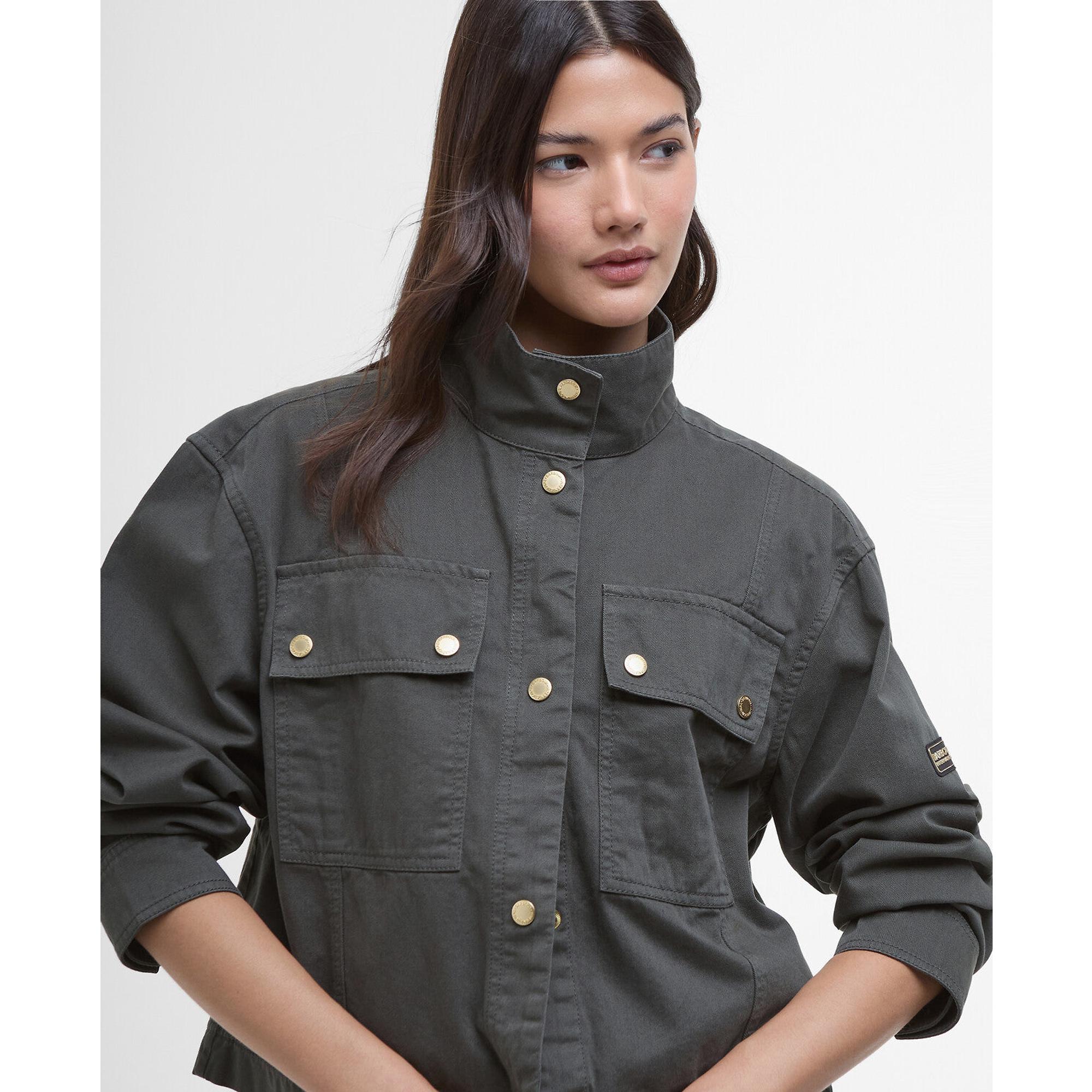Product image 5 of 6 of Barbour International Women's Sierra Denim Jacket - Envy Green