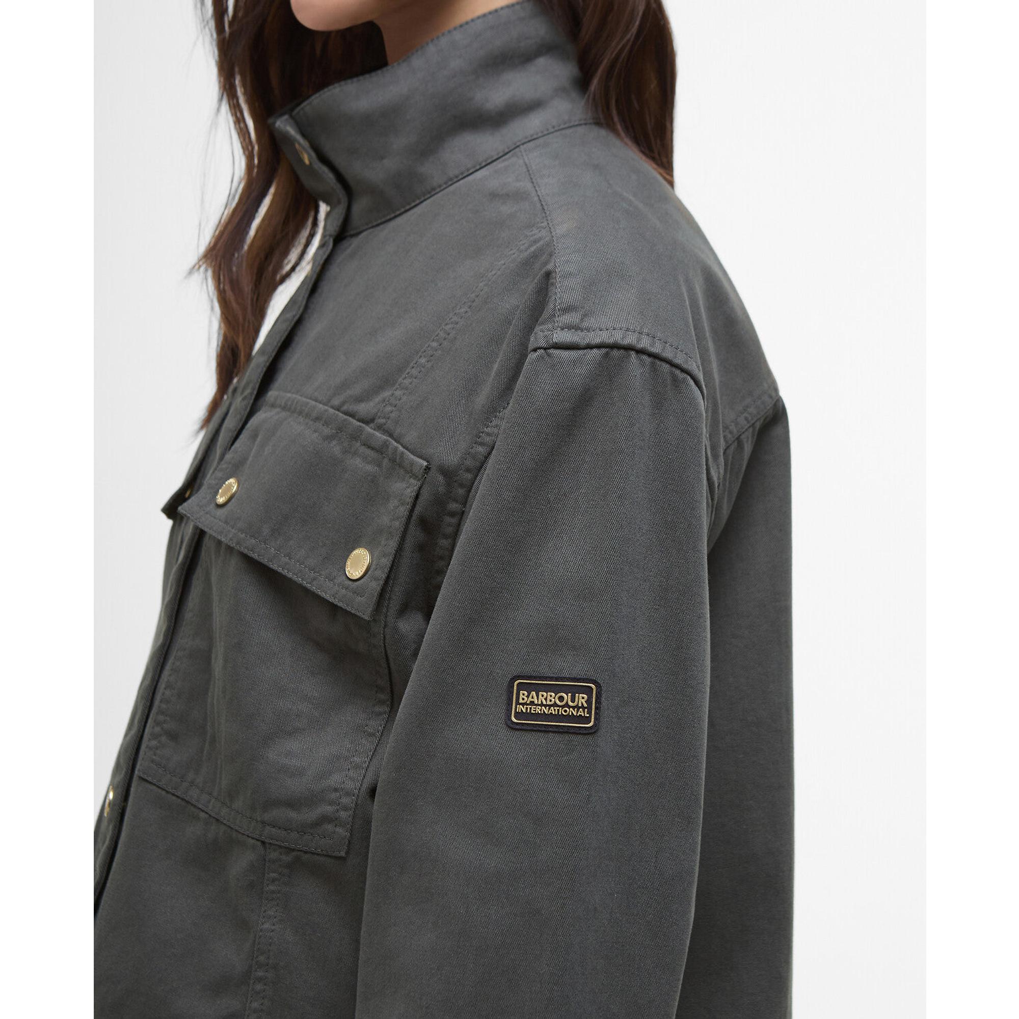 Product image 6 of 6 of Barbour International Women's Sierra Denim Jacket - Envy Green