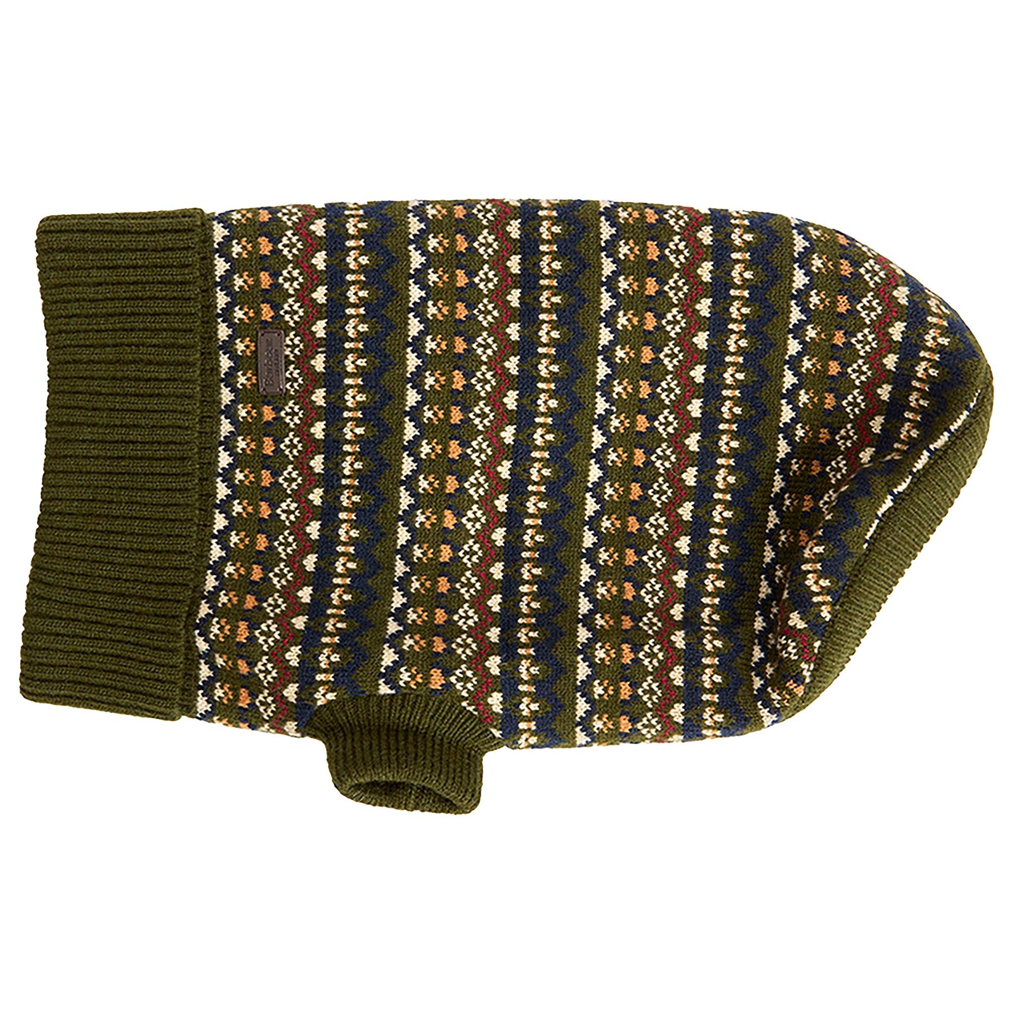 Product image 1 of 4 of Barbour Marlow Fair Isle Dog Jumper - Olive