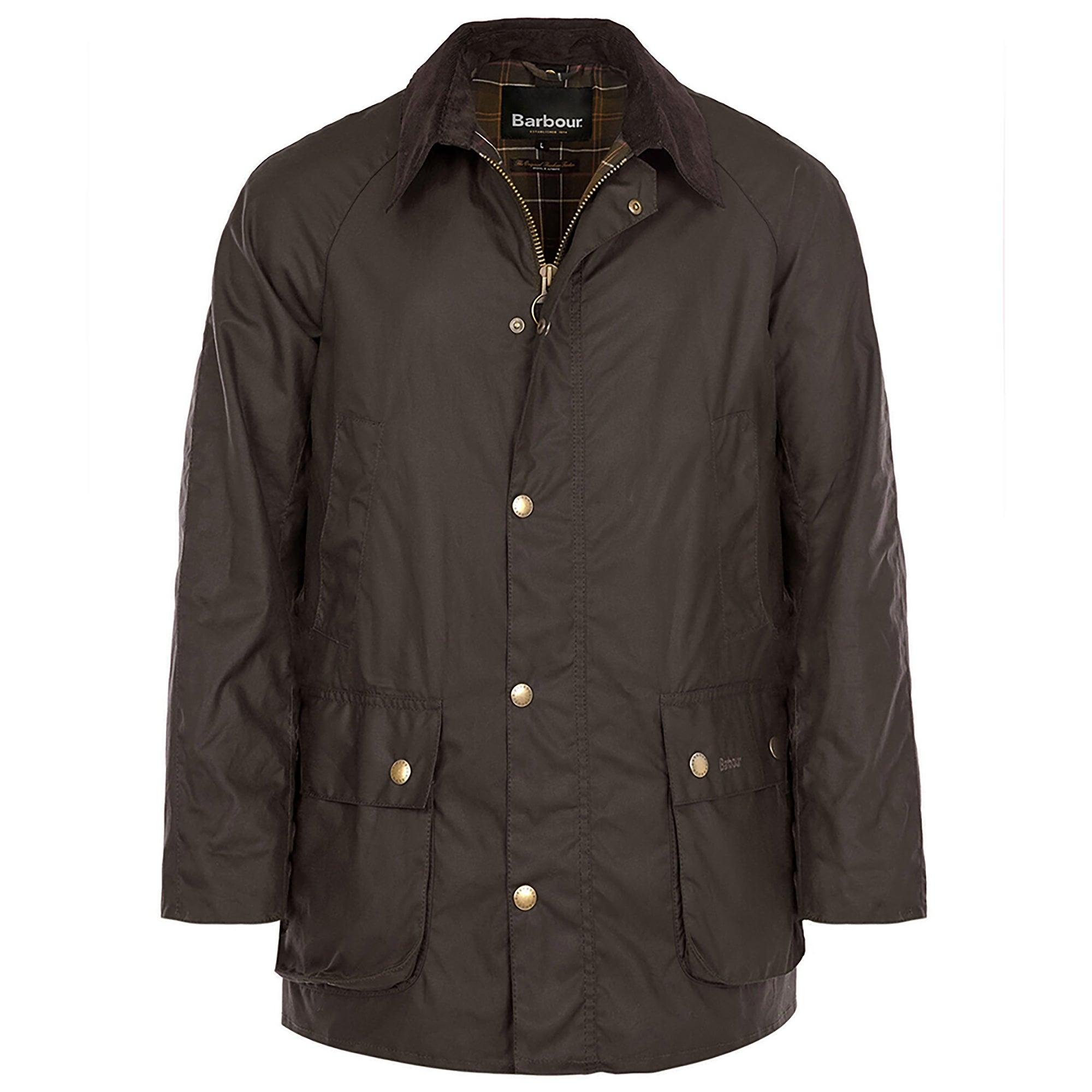 Product image 1 of 7 of Barbour Men's Ashby Wax Jacket - Olive