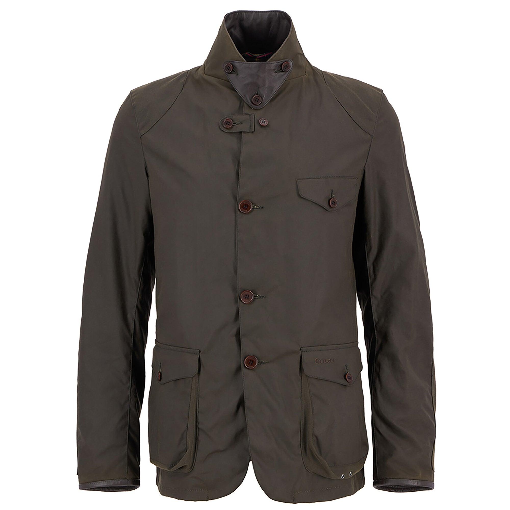 Product image 1 of 8 of Barbour Men's Beacon Sports Wax Jacket - Olive