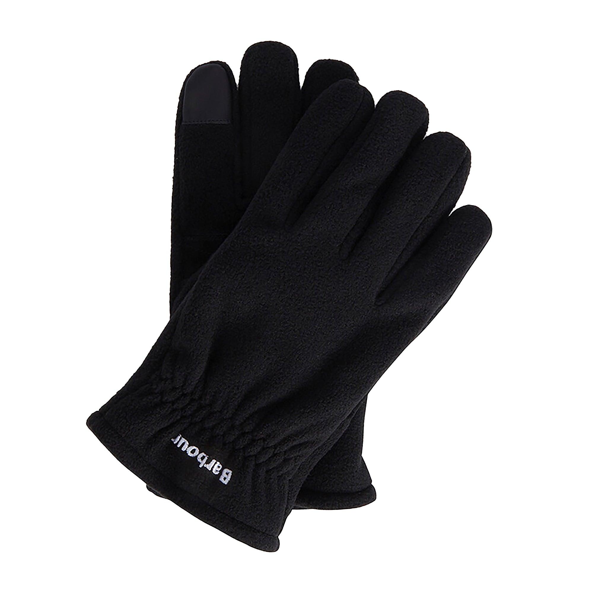 Product image 1 of 3 of Barbour Men's Coalford Fleece Gloves - Black