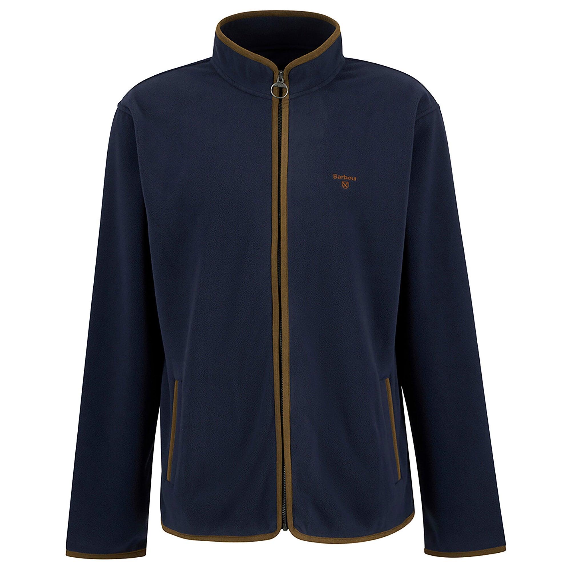 Product image 1 of 6 of Barbour Men's Harwood Zip Thru Fleece - Navy