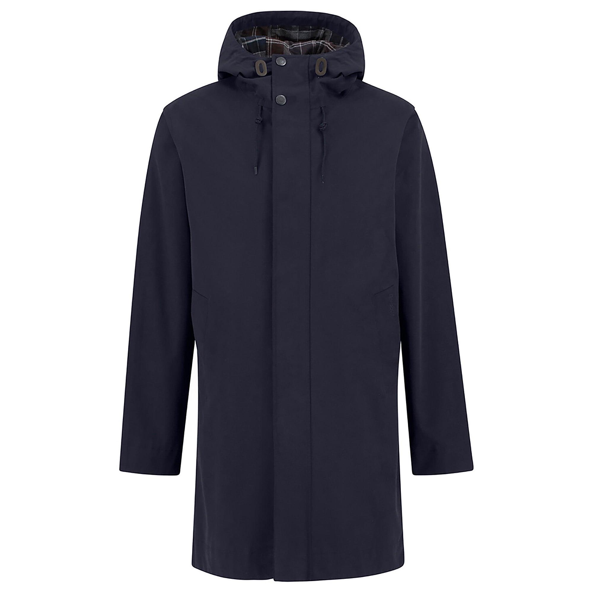 Product image 1 of 7 of Barbour Men's Hooded Lorden Waterproof Mac - Navy