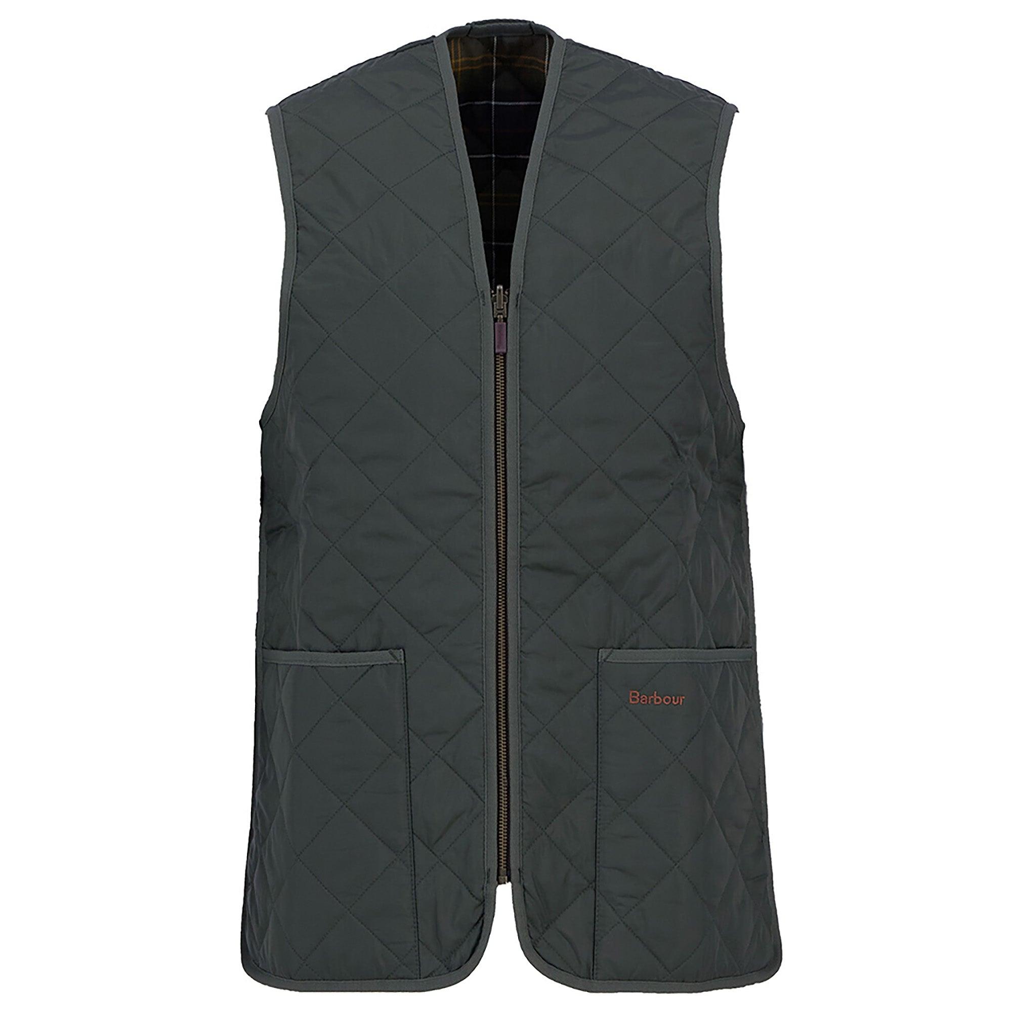 Product image 1 of 7 of Barbour Men's Quilted Waistcoat/Zip-In Liner - Olive/Classic