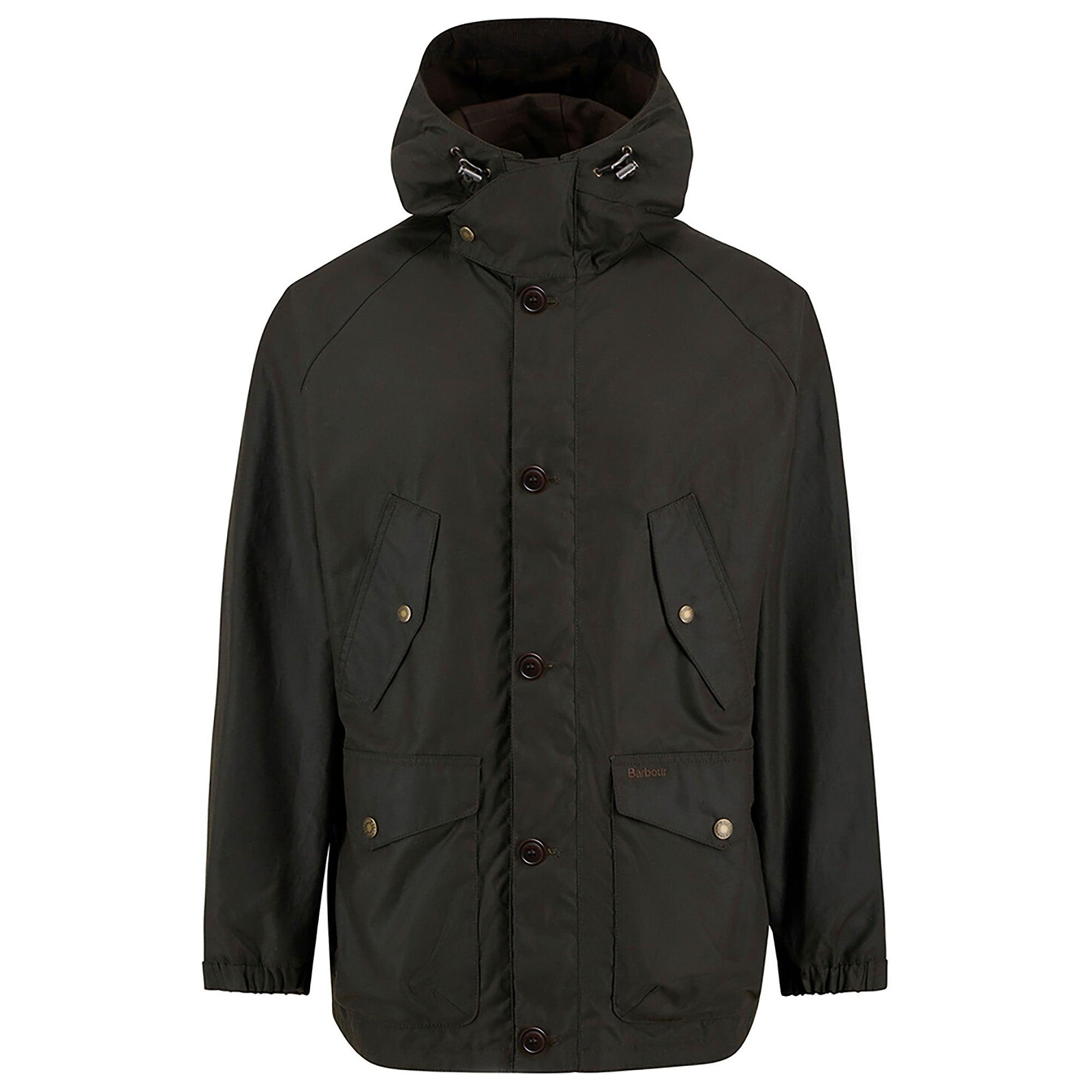 Product image 1 of 8 of Barbour Men's Re-Engineered Endurance Mountain Wax Parka - Olive