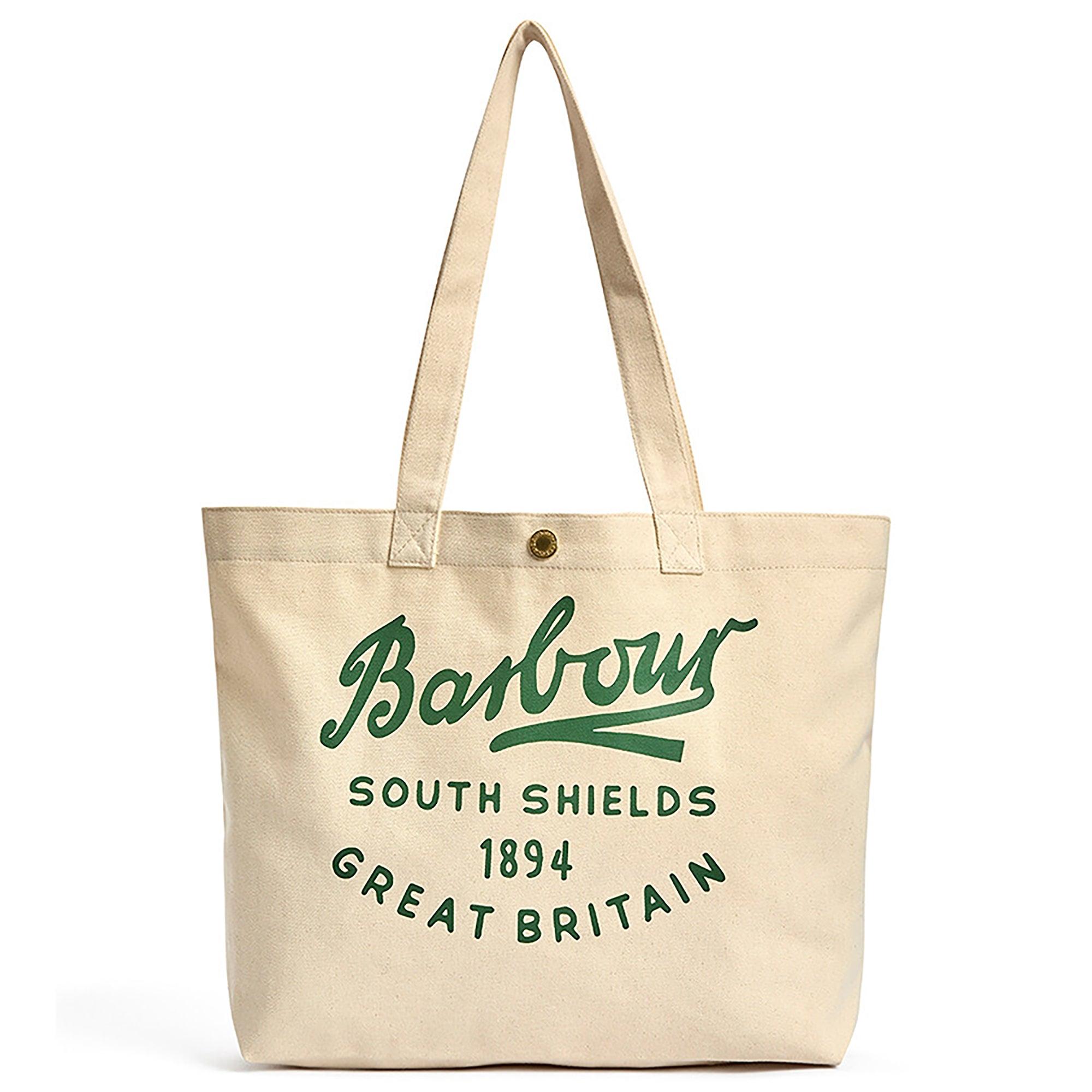 Product image 1 of 10 of Barbour Script Tote Bag - Natural