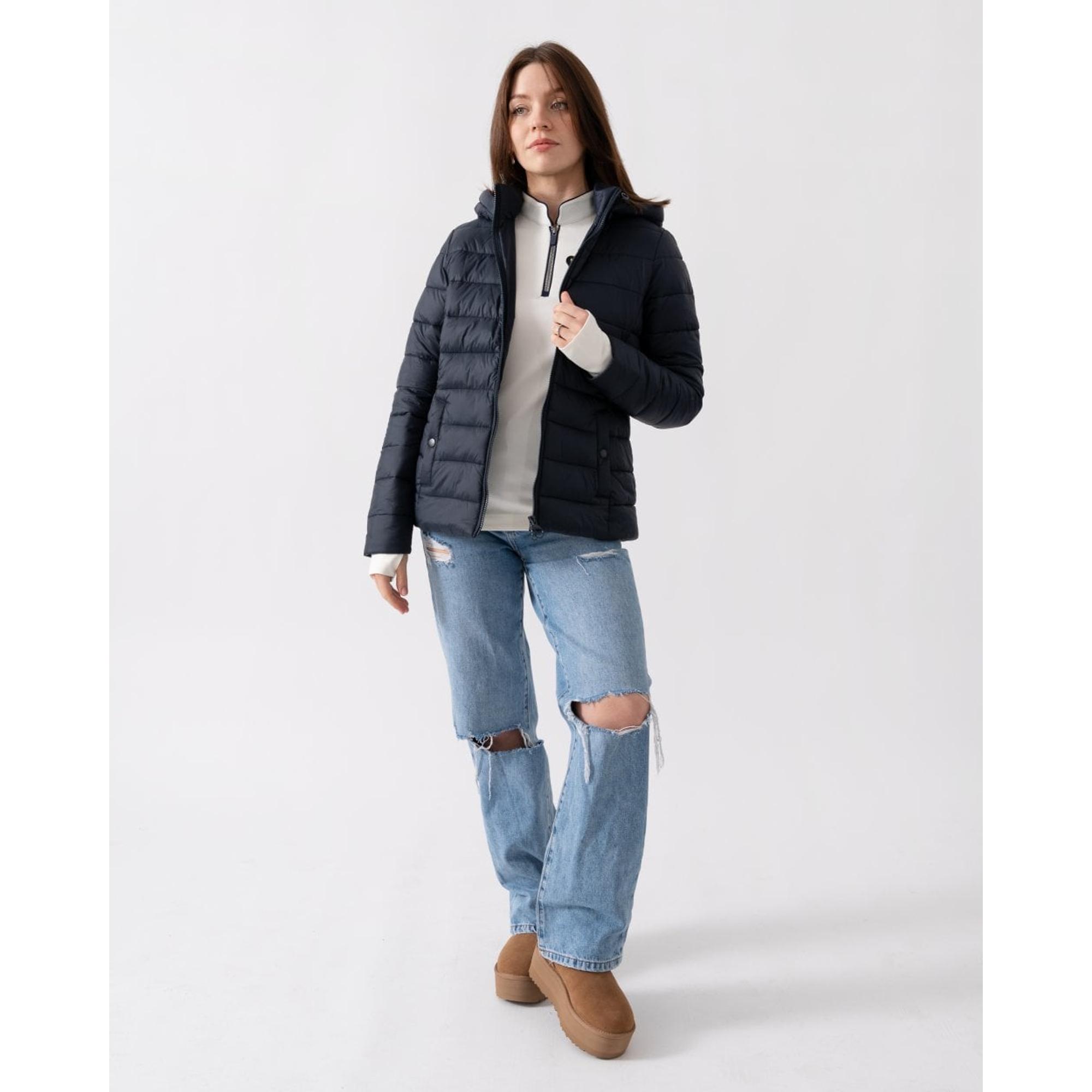 Product image 3 of 8 of Barbour Women's Shaw Quilted Jacket - Dark Navy
