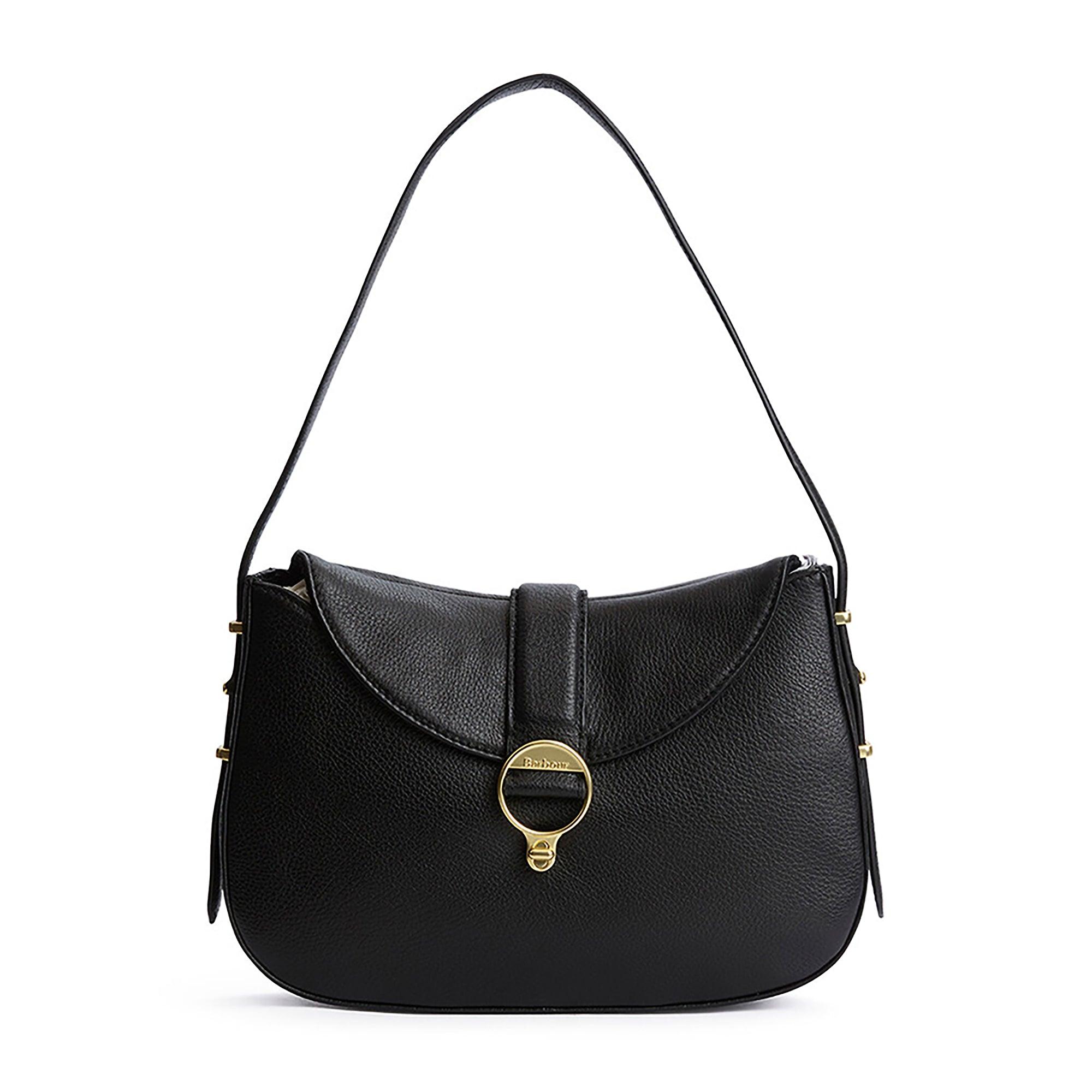 Product image 1 of 9 of Barbour Women's Alder Leather Sling Bag - Black