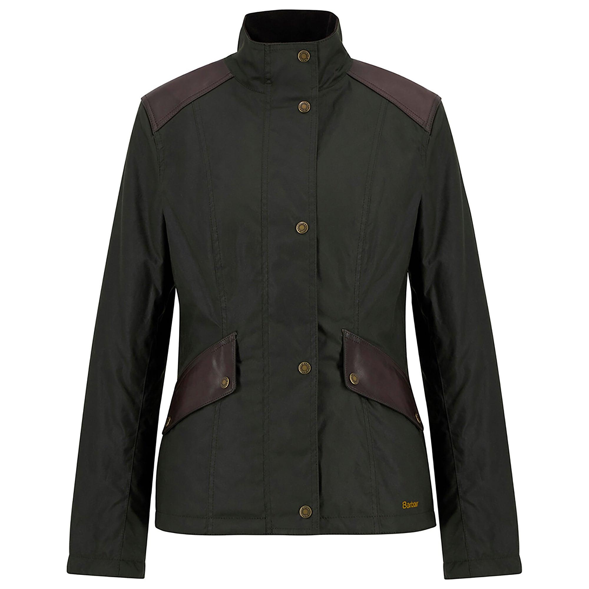 Product image 1 of 9 of Barbour Women's Fern Wax Jacket - Fern/Classic Tartan