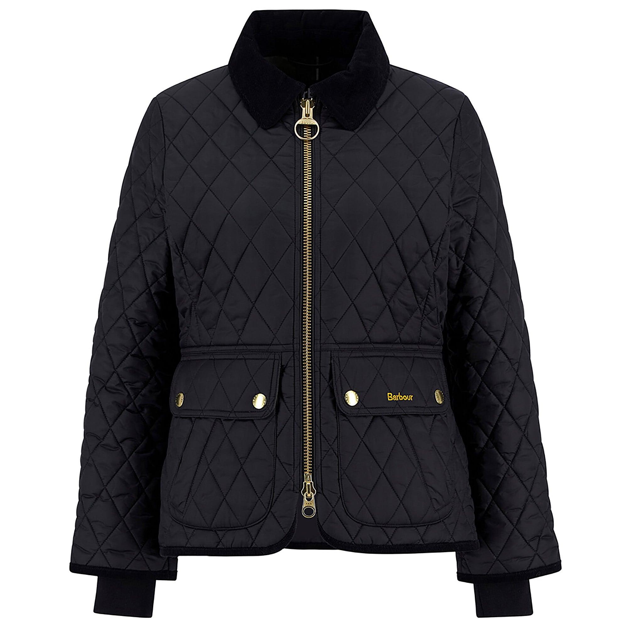 Barbour Women's Fitted Beadnell Quilted Jacket - Black