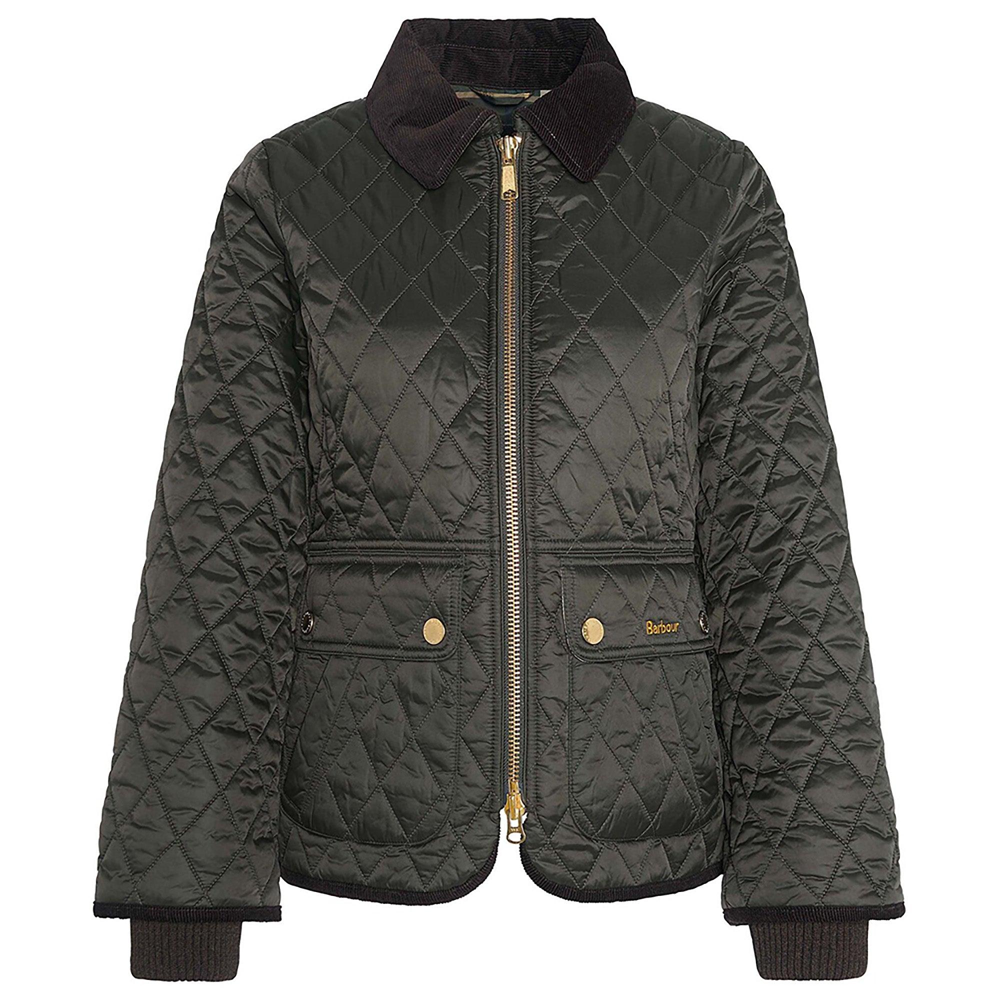 Product image 1 of 9 of Barbour Women's Fitted Beadnell Quilted Jacket - Sage/Ancient