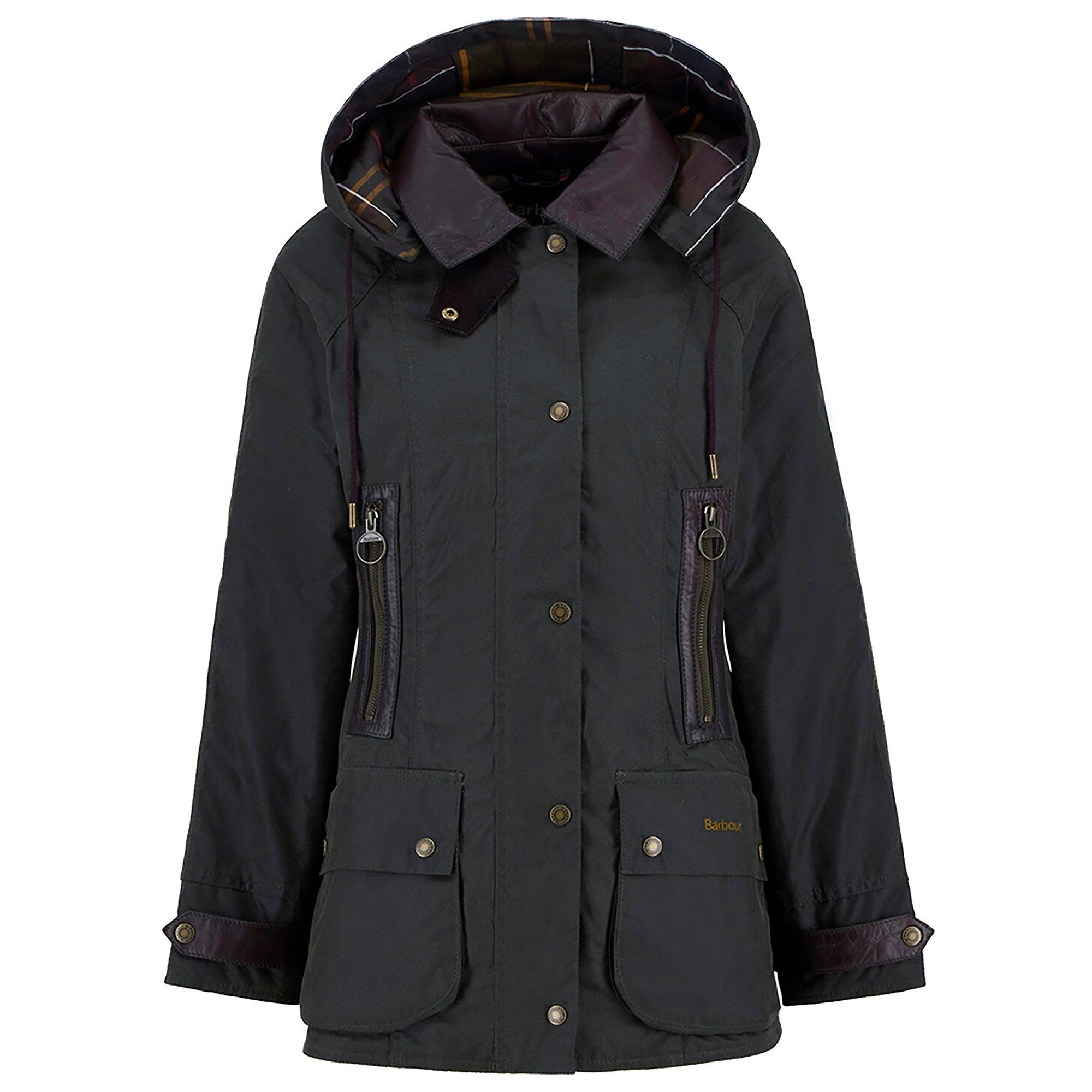 Product image 1 of 10 of Barbour Women's Ivy Wax Jacket - Fern