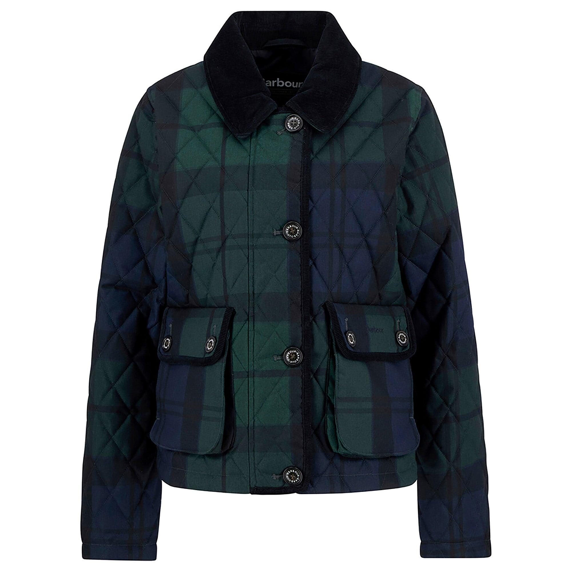 Product image 1 of 7 of Barbour Women's Loudon Quilted Jacket - Blackwatch Tartan