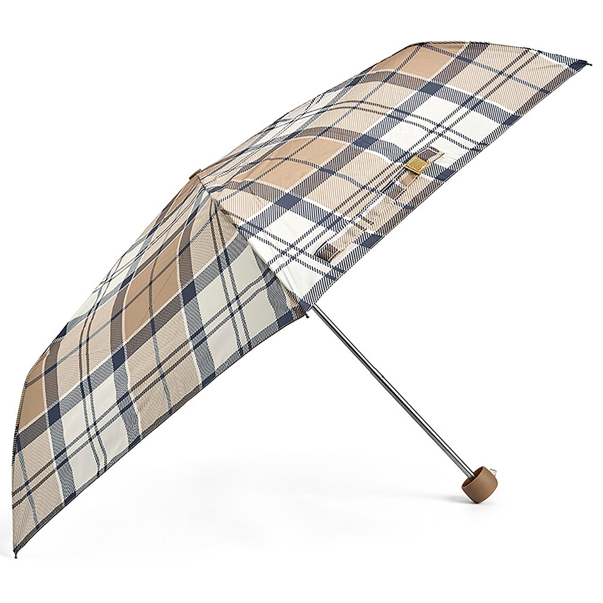 Product image 1 of 9 of Barbour Women's Portree Umbrella - Hessian Navy Tartan