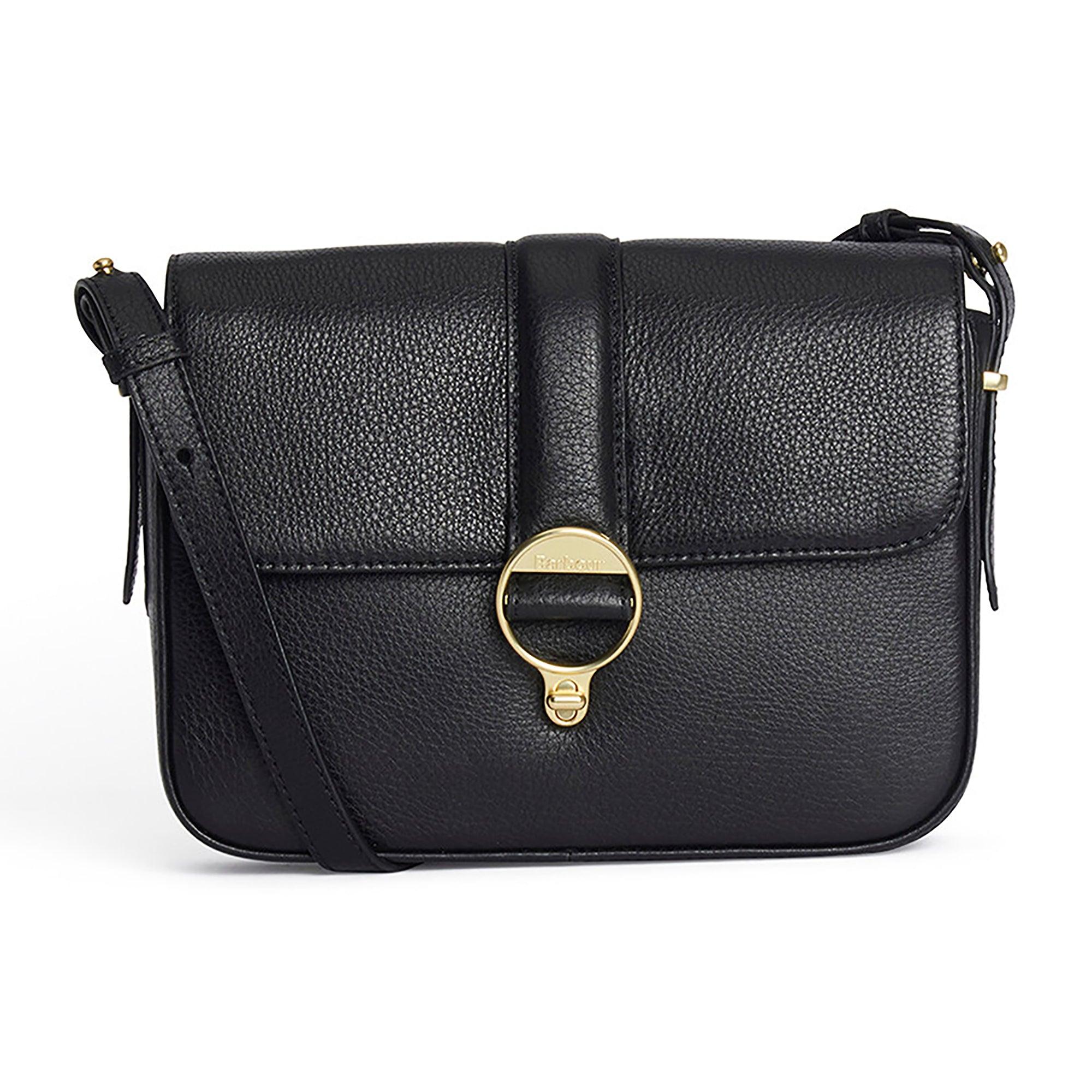 Product image 1 of 8 of Barbour Women's Rosa Leather Crossbody Bag - Black