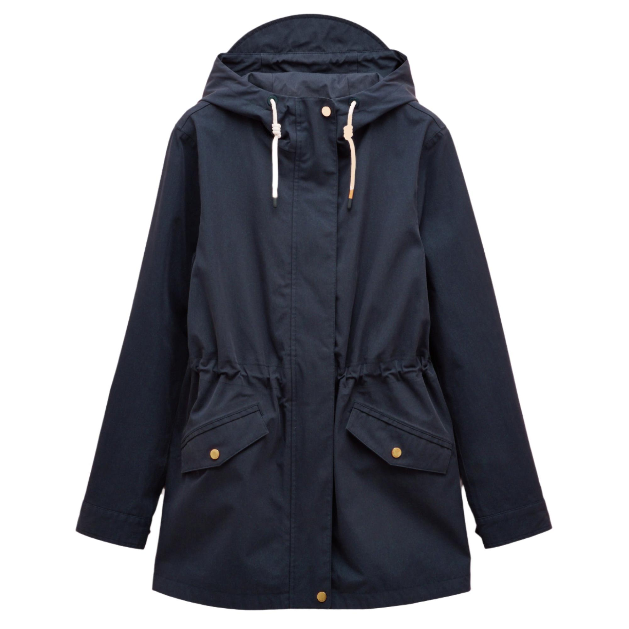 Product image 1 of 15 of Joules Women's Portwell Waterproof Raincoat - Navy Blue