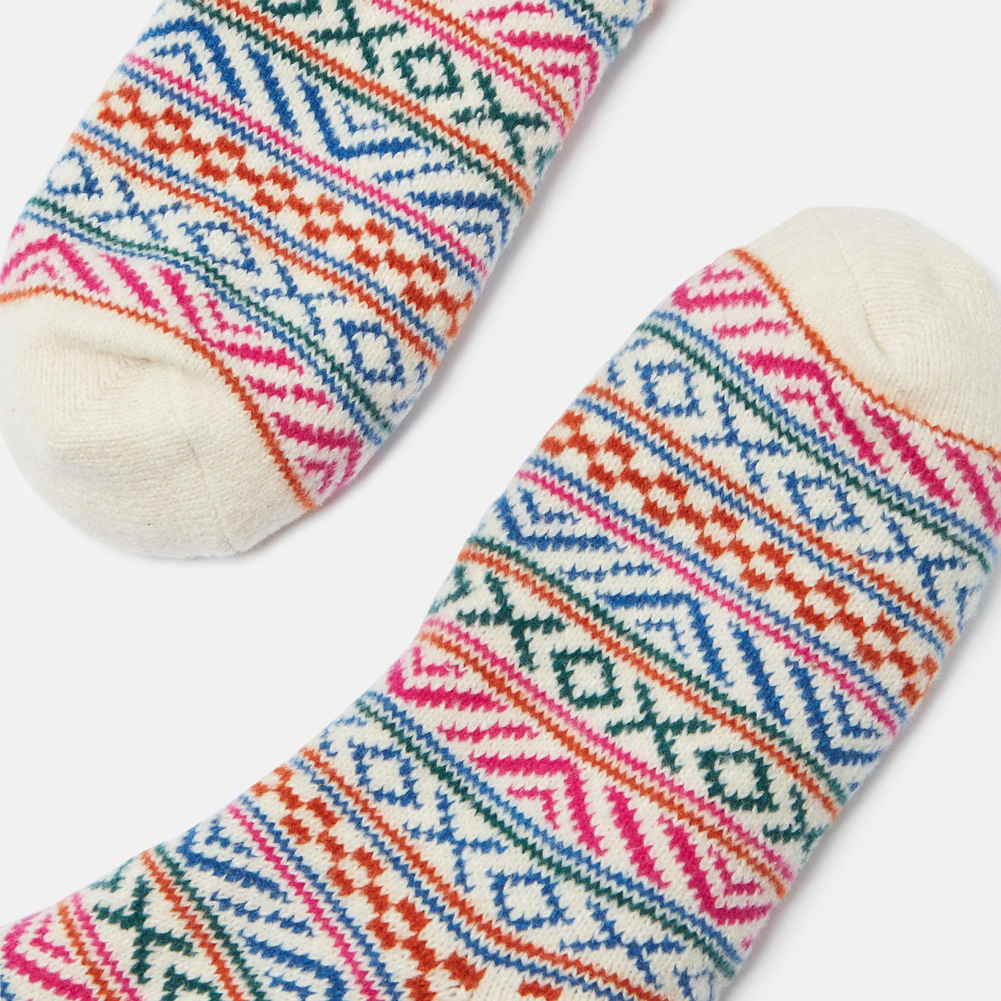 Product image 3 of 3 of Joules Women's Chalet Cosy Lined Socks UK 4-8 - Pink