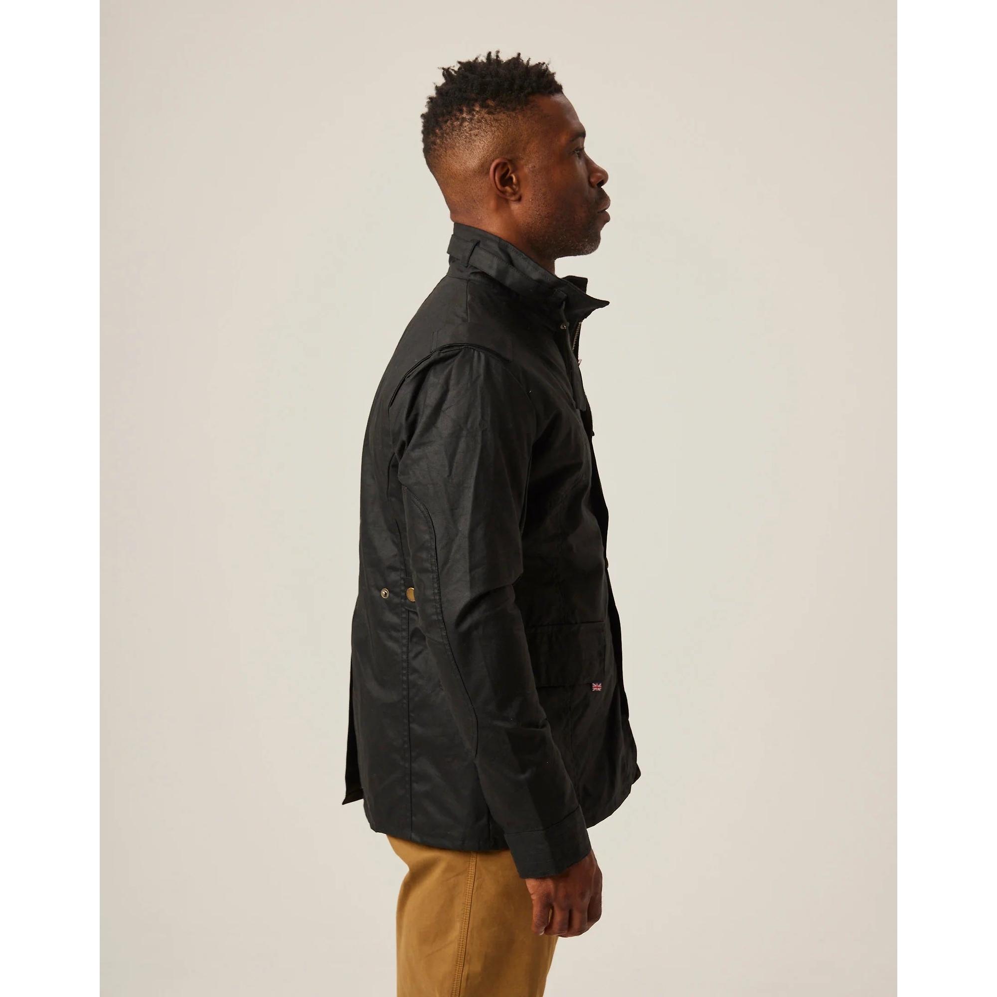 Product image 5 of 8 of Peregrine Men's Bexley Wax Jacket - Black