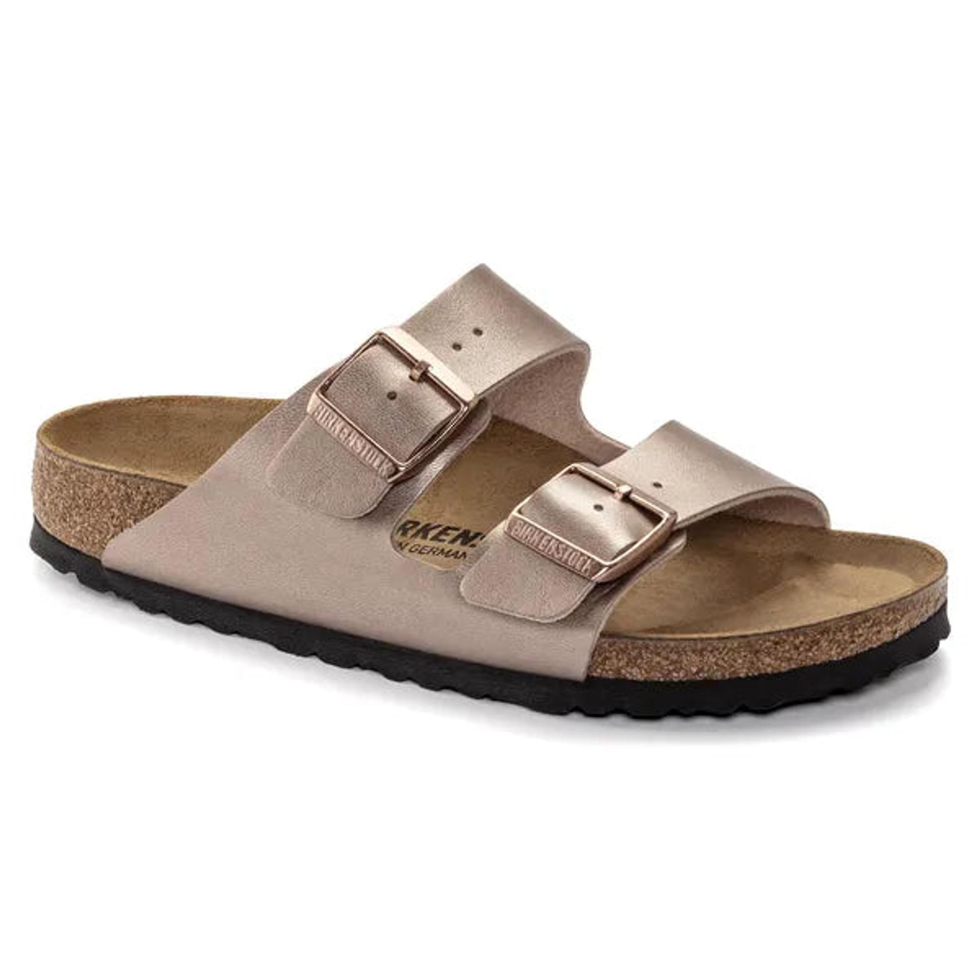 Product image 1 of 3 of Birkenstock Women's Arizona Birko-Flor Sandals - Copper