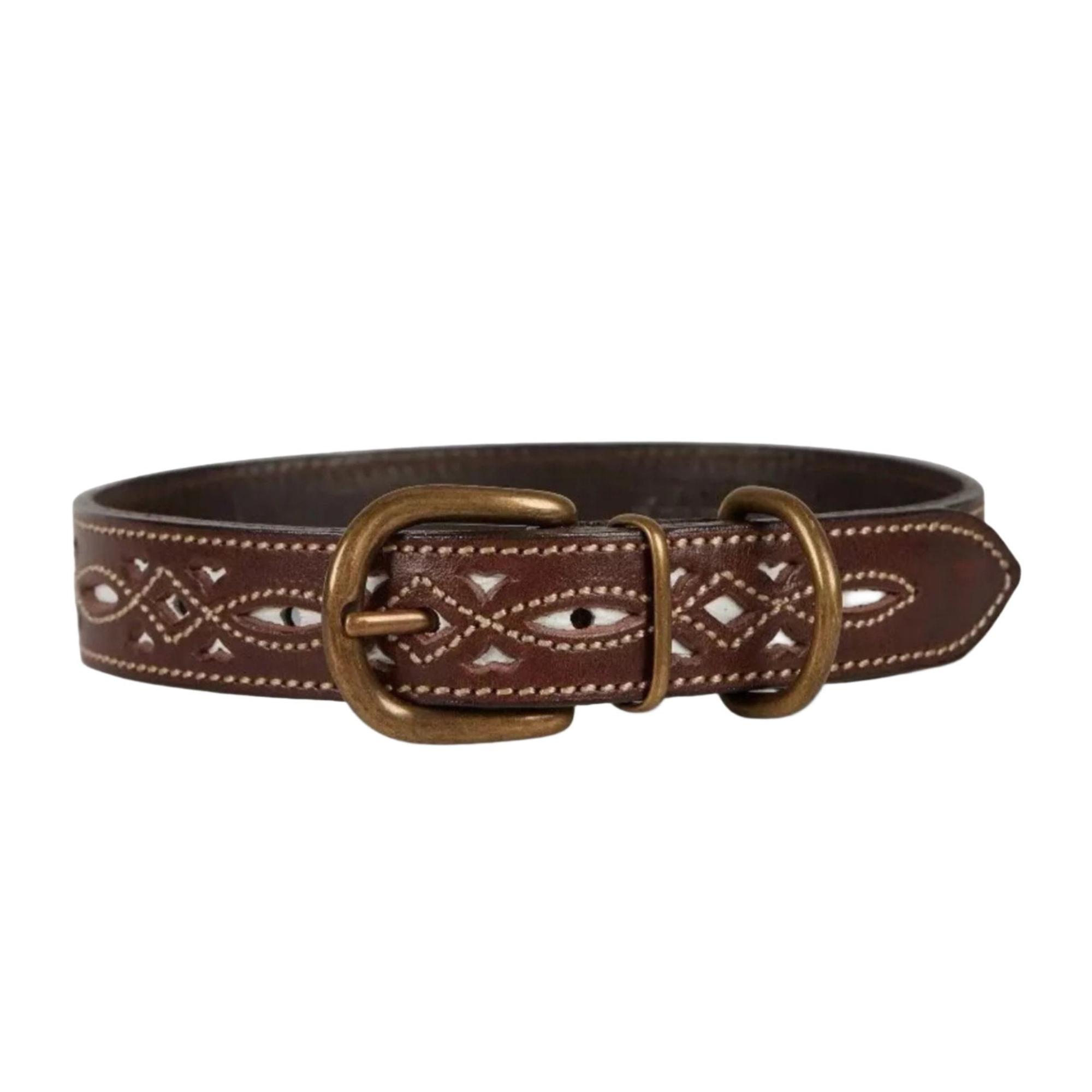 Product image 1 of 3 of Penelope Chilvers Dog Collar - Bitter Chocolate