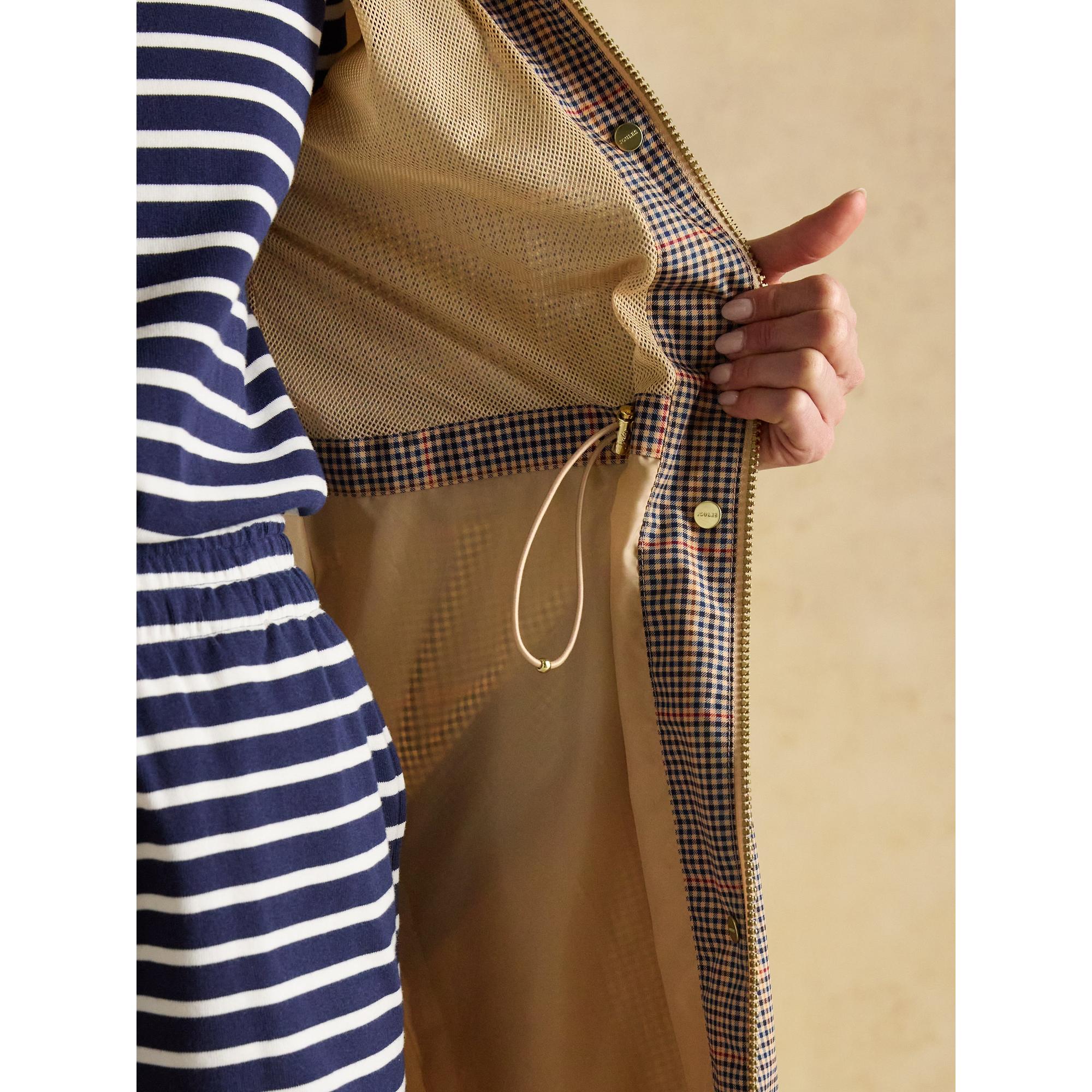 Product image 4 of 16 of Joules Women's Holkham Waterproof Packable Hooded Raincoat - Henson Check