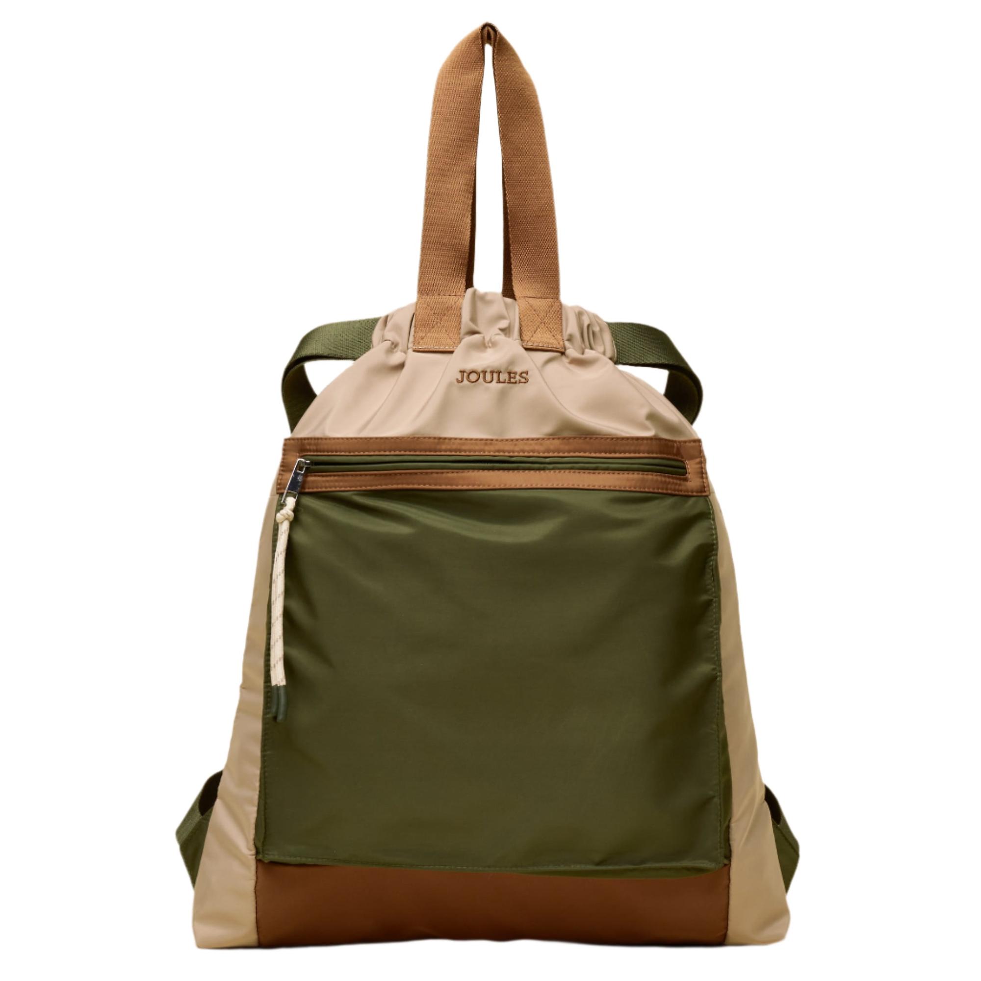 Product image 1 of 5 of Joules Women's Peplow Rucksack / Backpack - Khaki Green