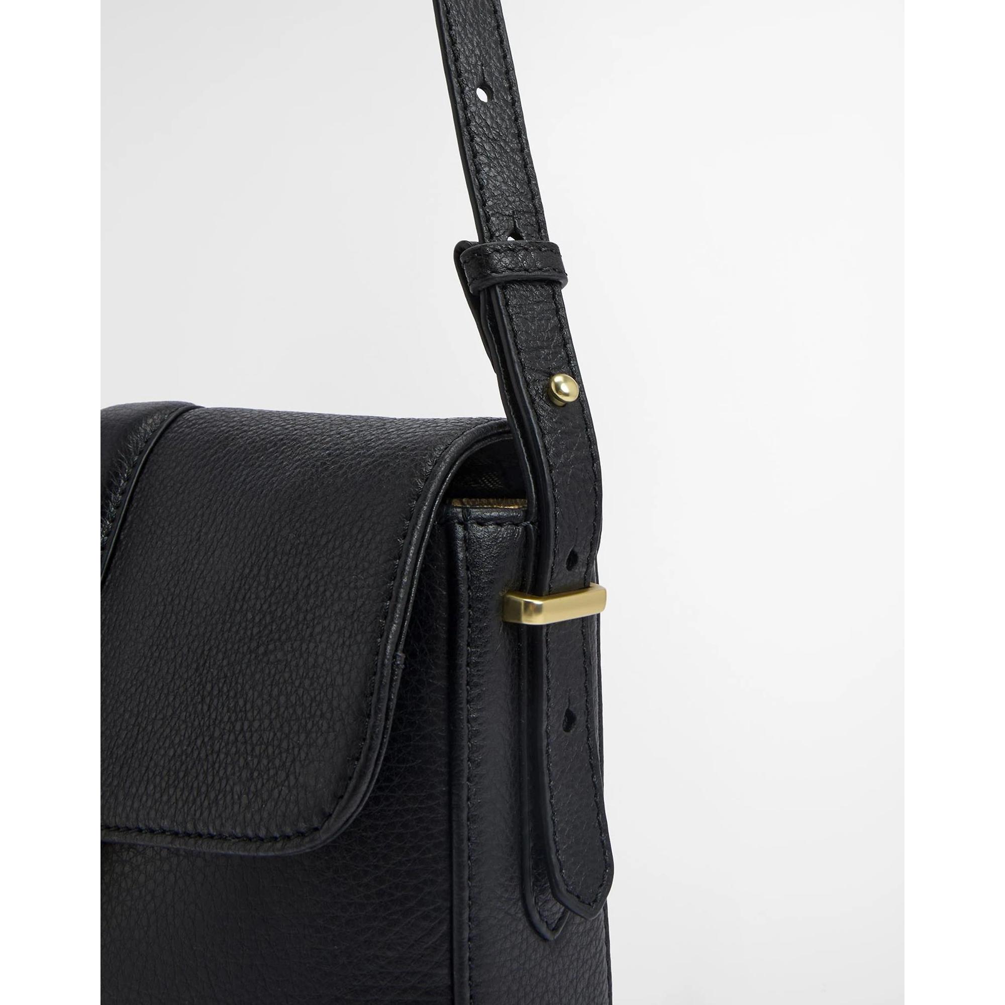 Product image 6 of 8 of Barbour Women's Rosa Leather Crossbody Bag - Black