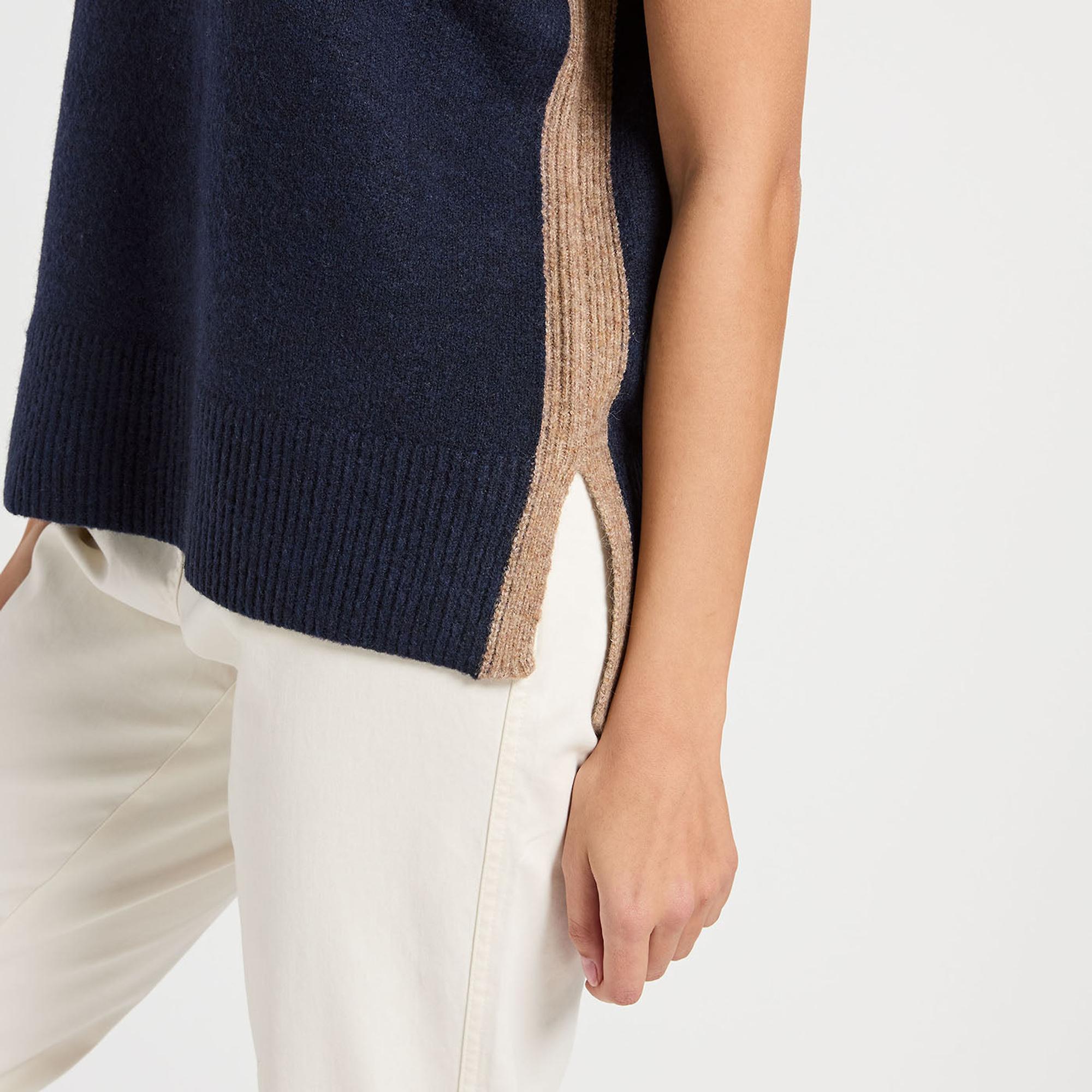 Product image 4 of 4 of Joules Women's Holly Long Knitted Vest - Navy