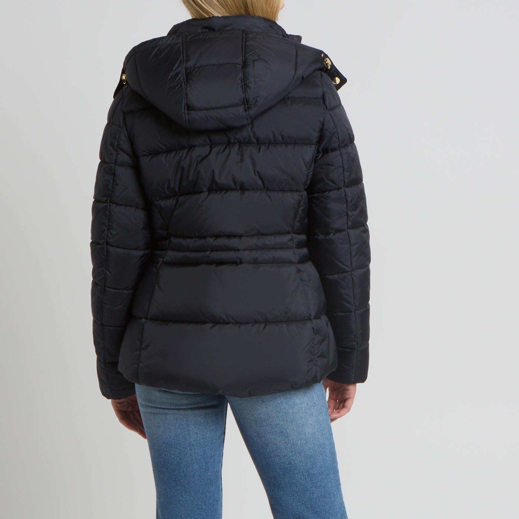Product image 3 of 6 of Joules Women's Hadlow Short Showerproof Padded Coat - Navy