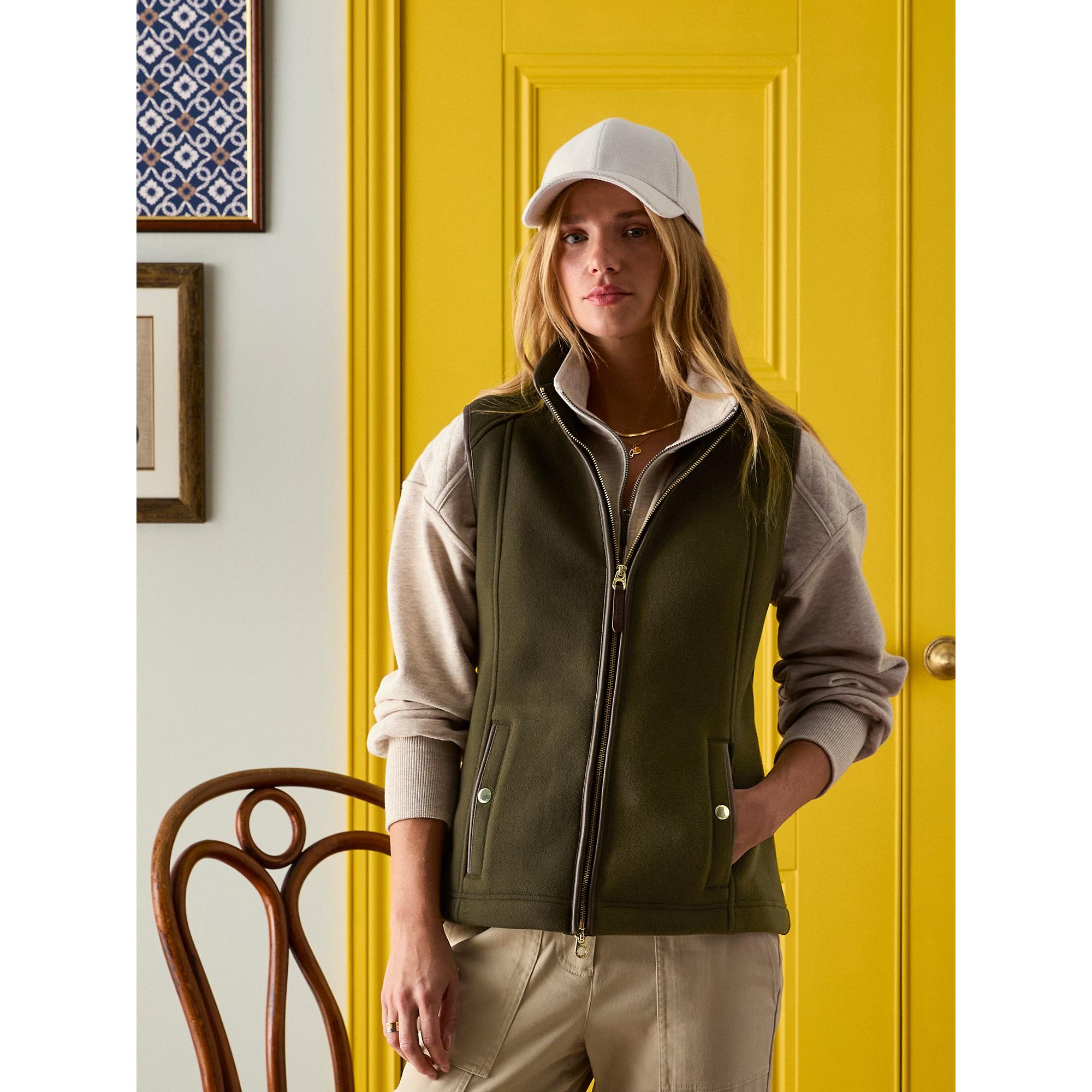 Product image 8 of 20 of Joules Women's Heritage Fleece Gilet - Khaki