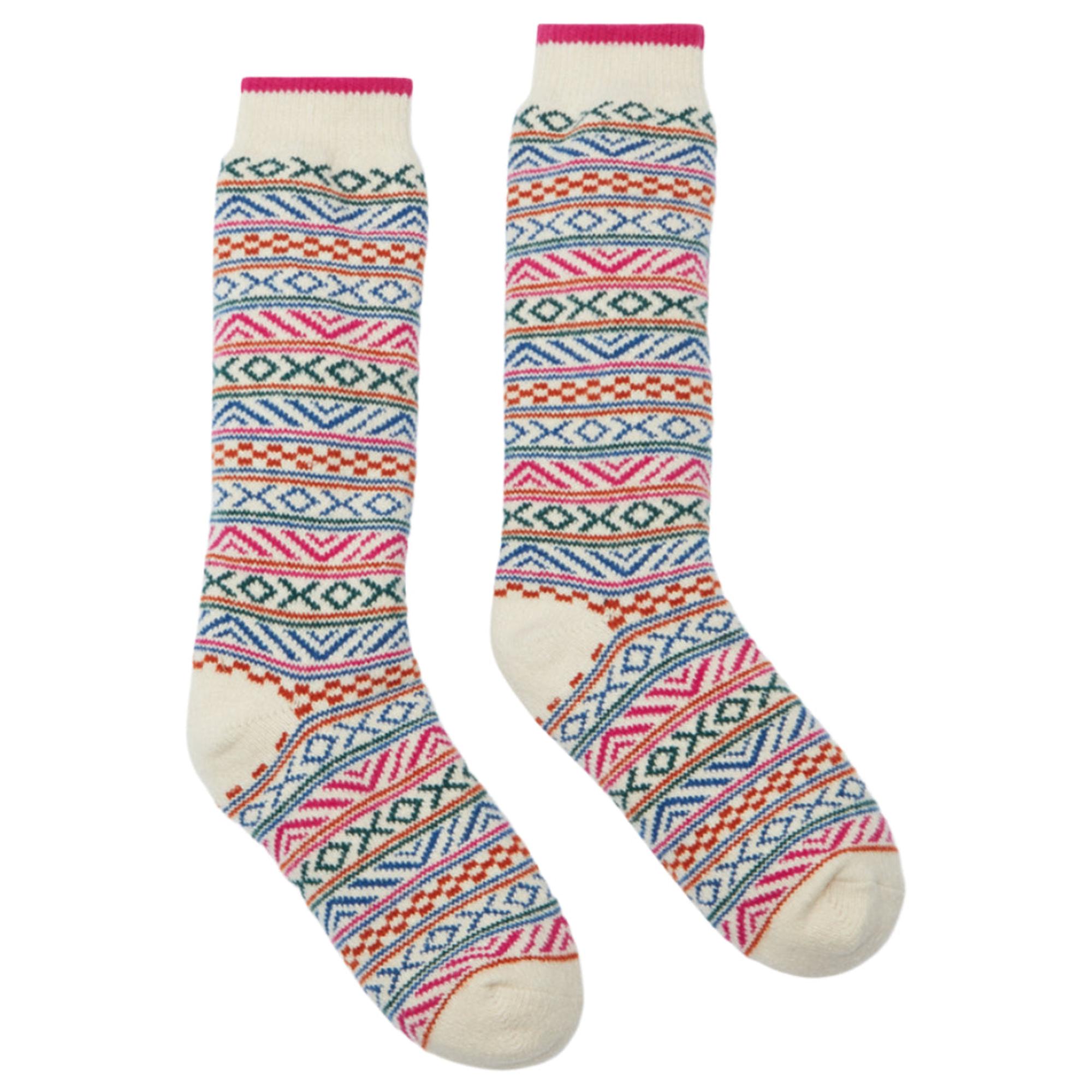 Product image 1 of 3 of Joules Women's Chalet Cosy Lined Socks UK 4-8 - Pink