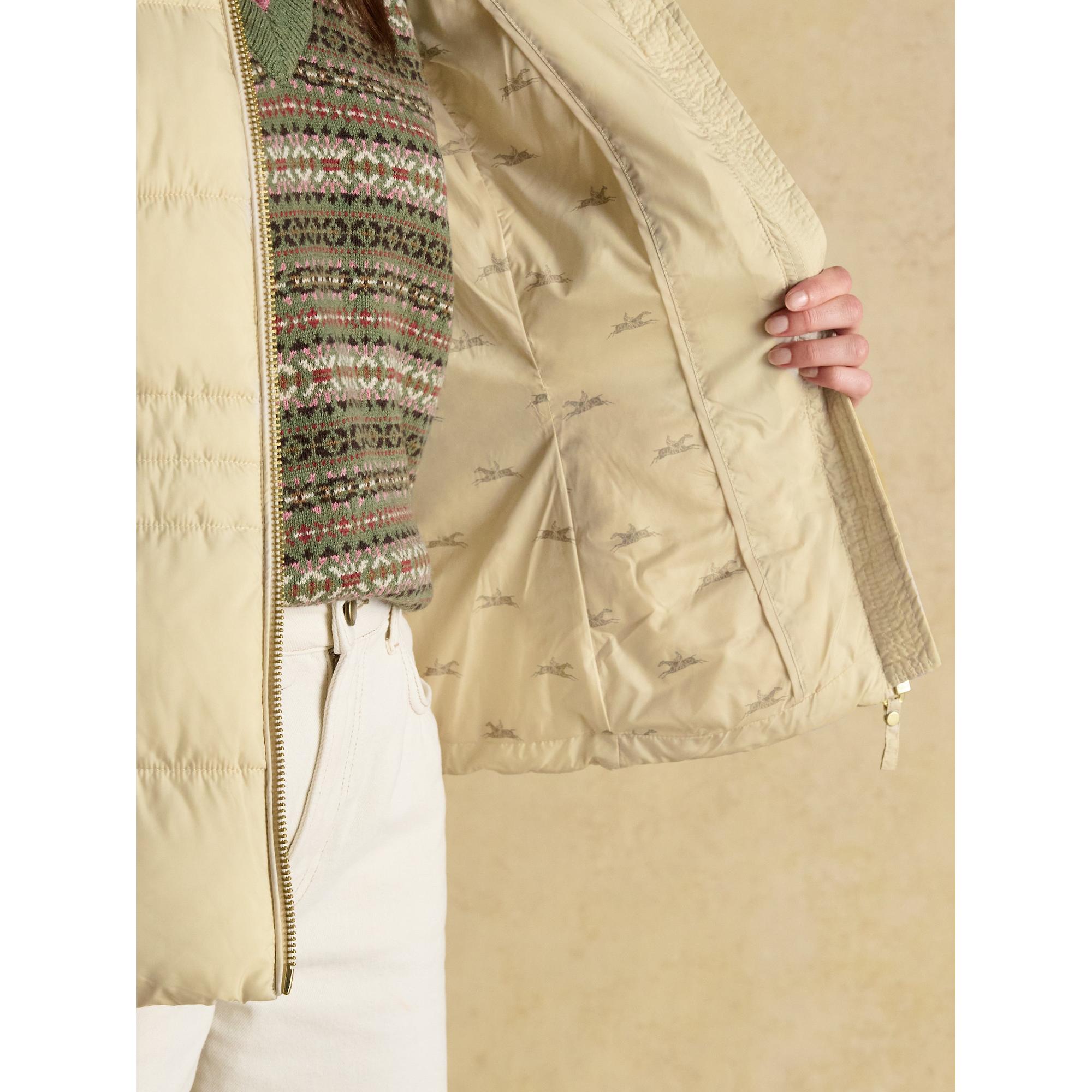 Product image 3 of 10 of Joules Women's Hadlow Short Showerproof Padded Coat -  Neutral