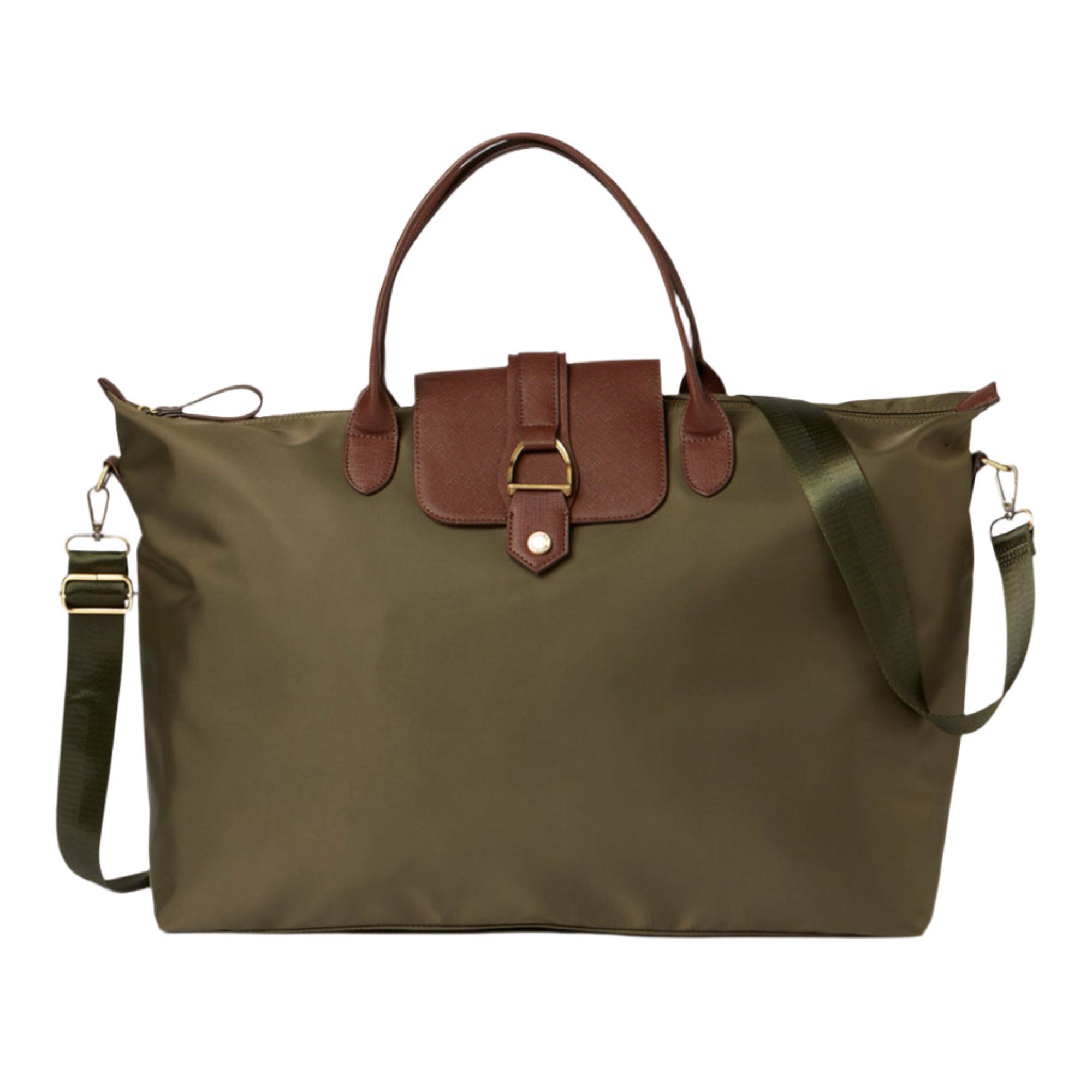Product image 1 of 5 of Joules Women's Edie Weekend Bag with Shoulder Strap - Khaki Green