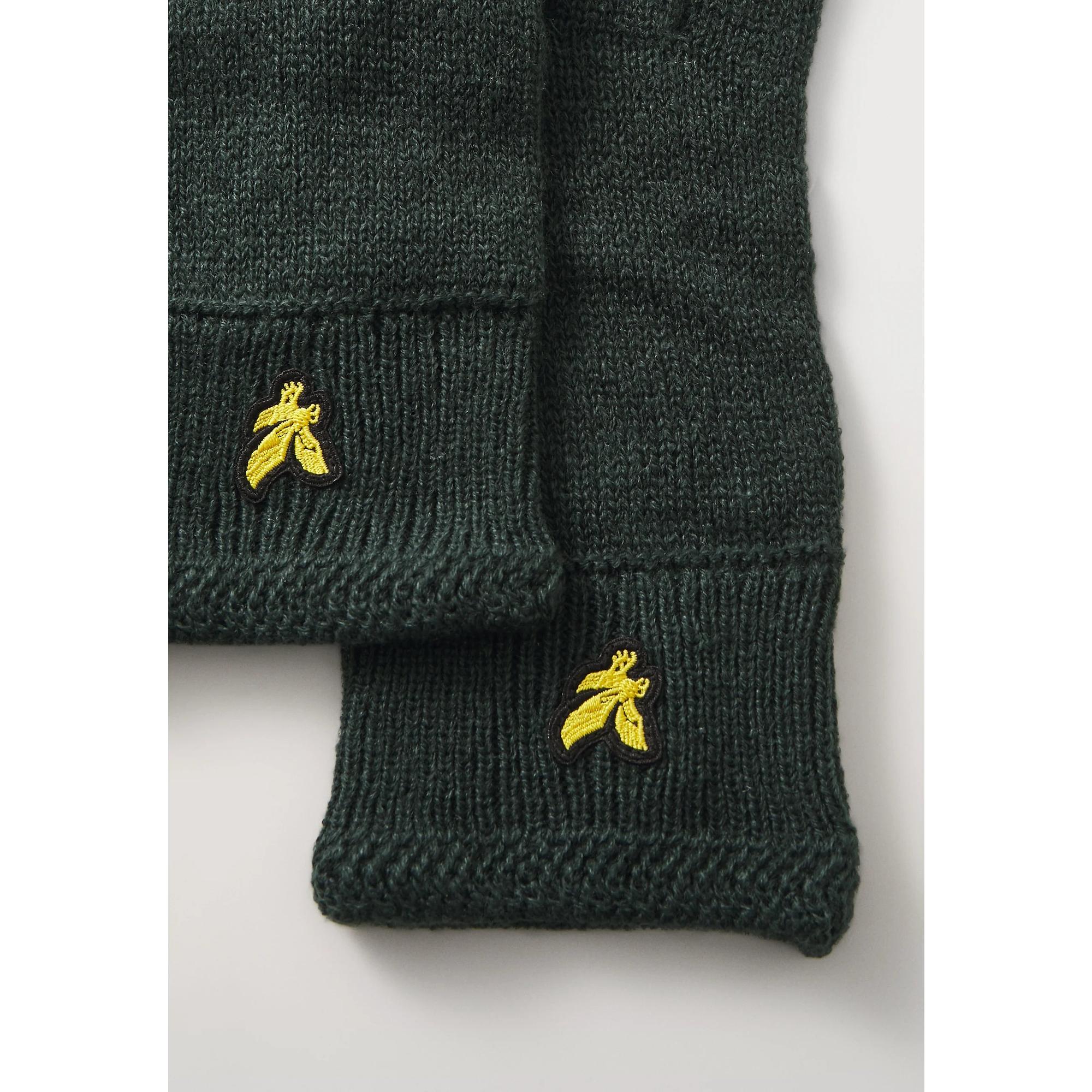 Product image 5 of 6 of Lyle & Scott Men's Checked Scarf And Beanie Gift Set - Argyle Teal
