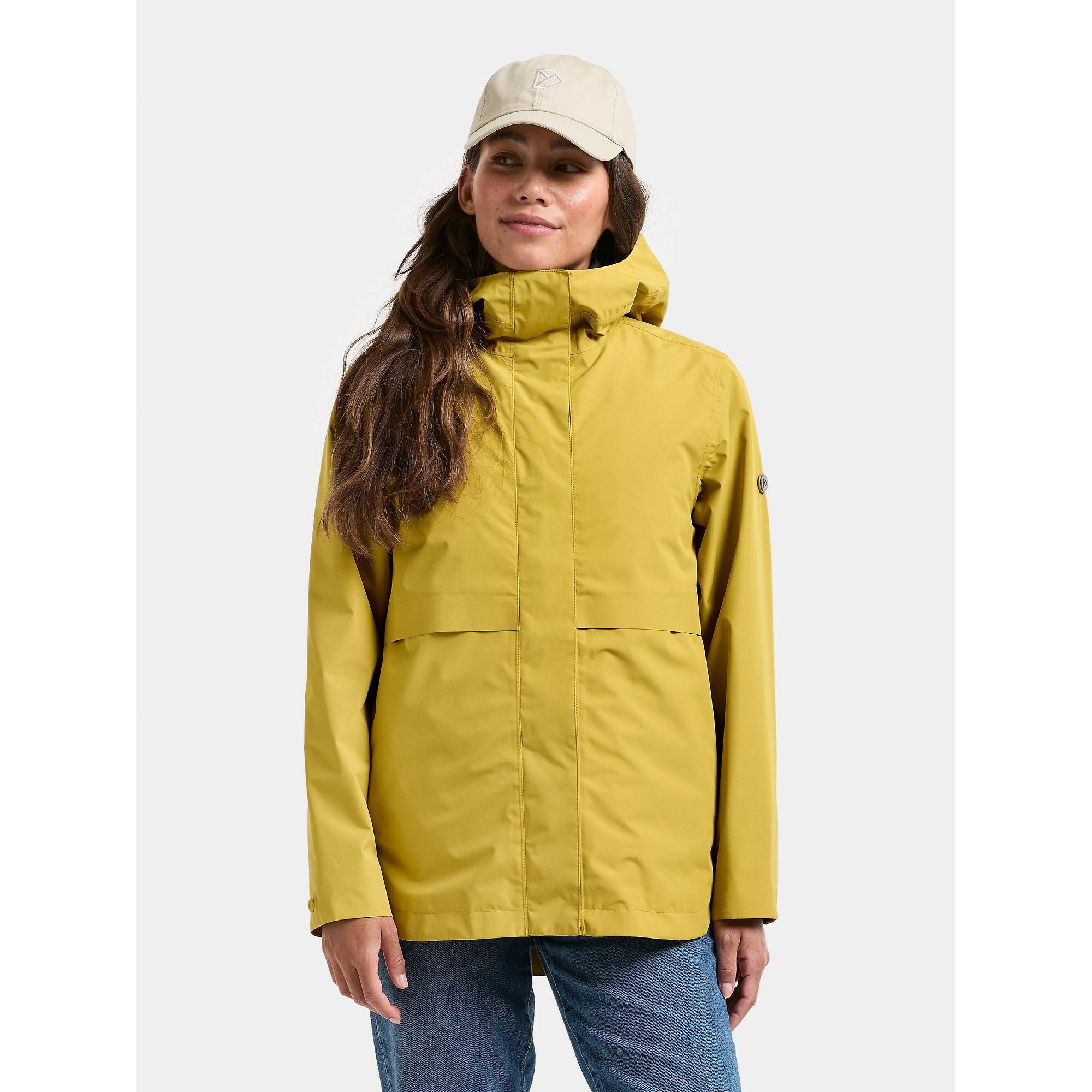 Product image 4 of 11 of Didriksons Women's Elsa Waterproof Jacket - Yellow Pollen