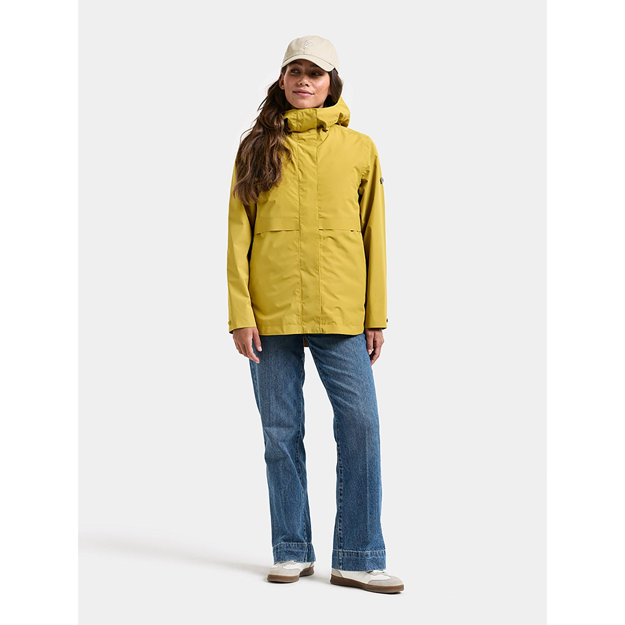 Product image 5 of 11 of Didriksons Women's Elsa Waterproof Jacket - Yellow Pollen