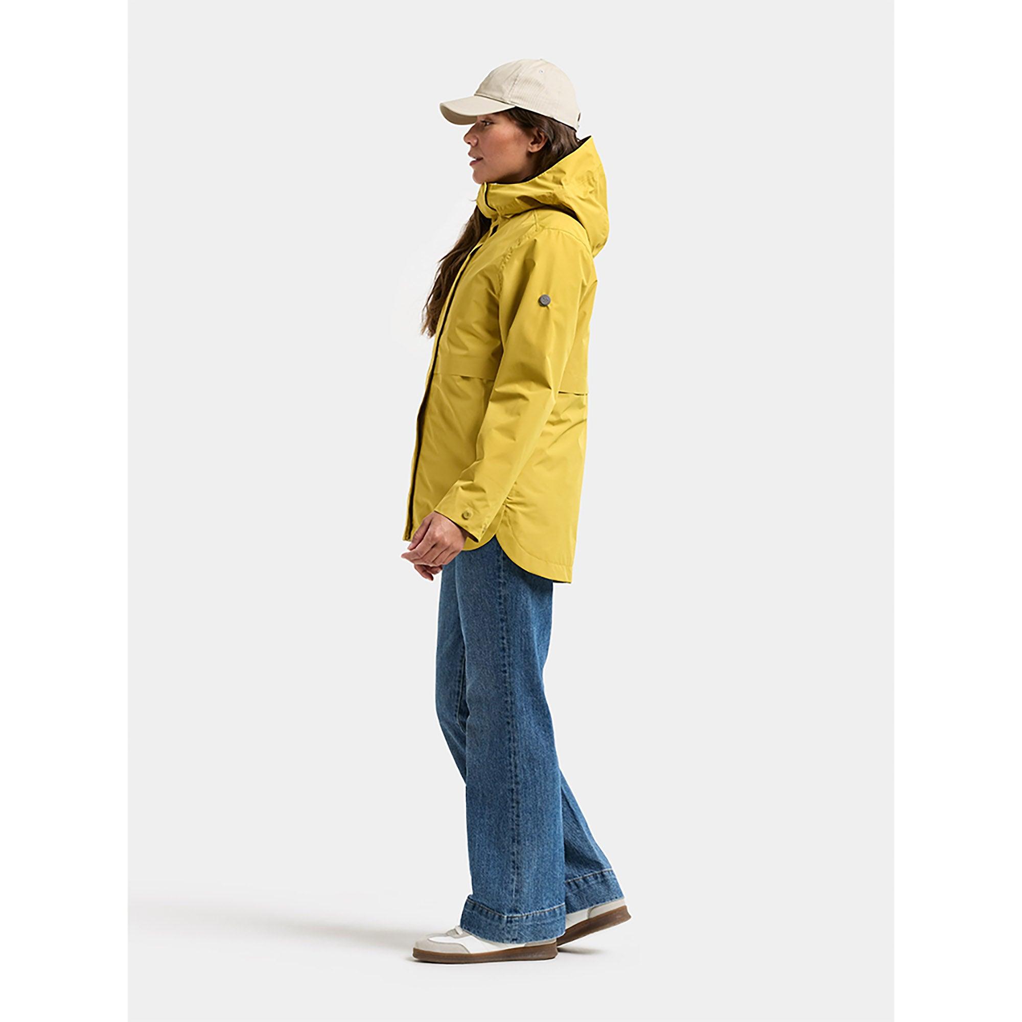 Product image 6 of 11 of Didriksons Women's Elsa Waterproof Jacket - Yellow Pollen